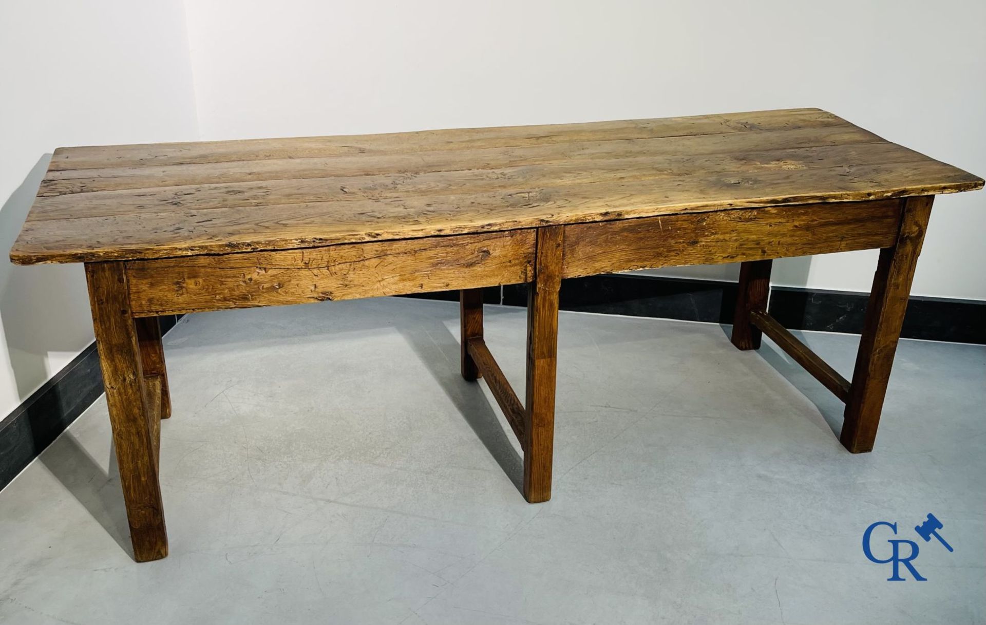 Large table in oak. 18th century. - Image 19 of 19