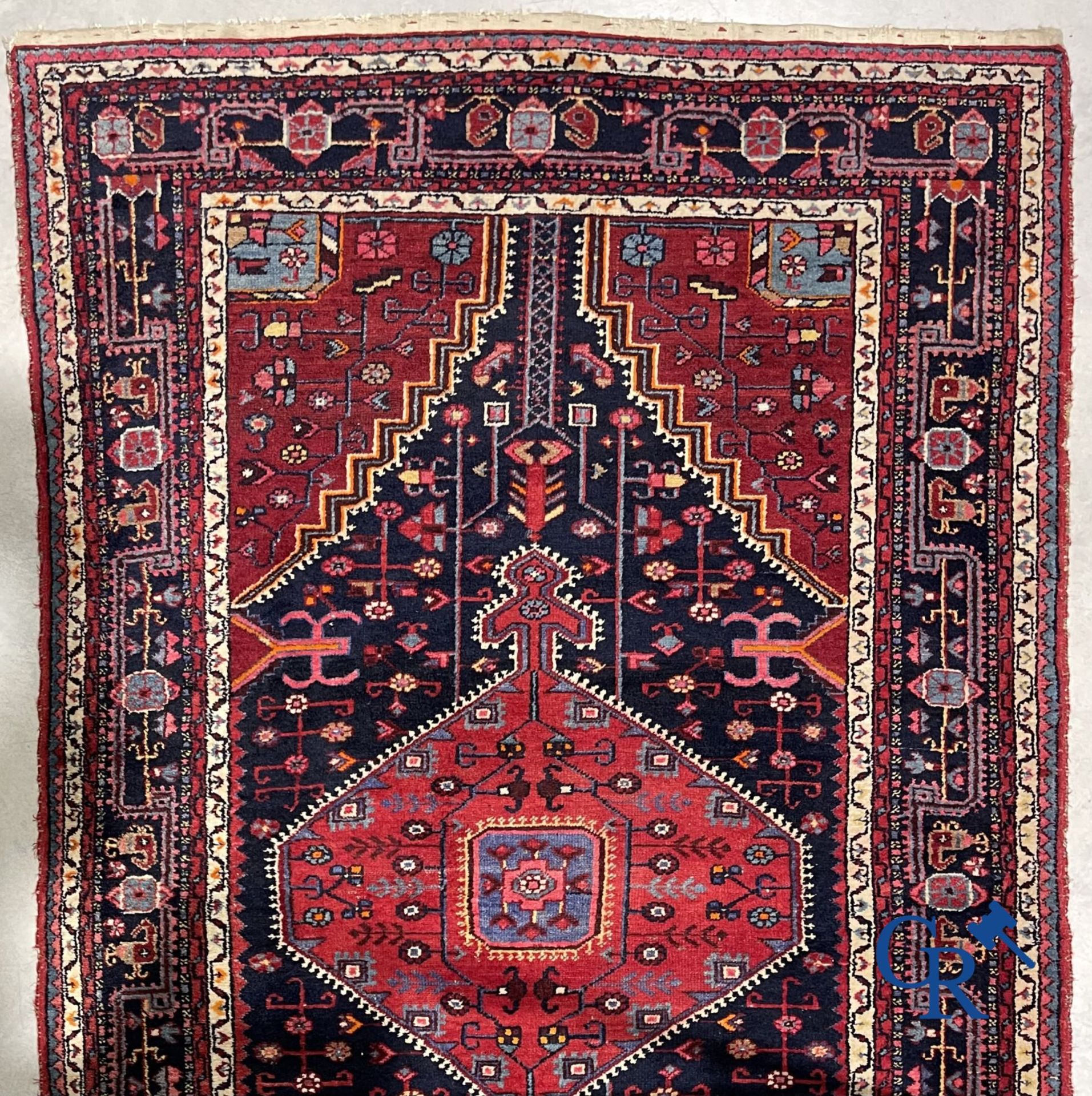 Oriental carpets: Oriental hand-knotted wool carpet. - Image 4 of 8