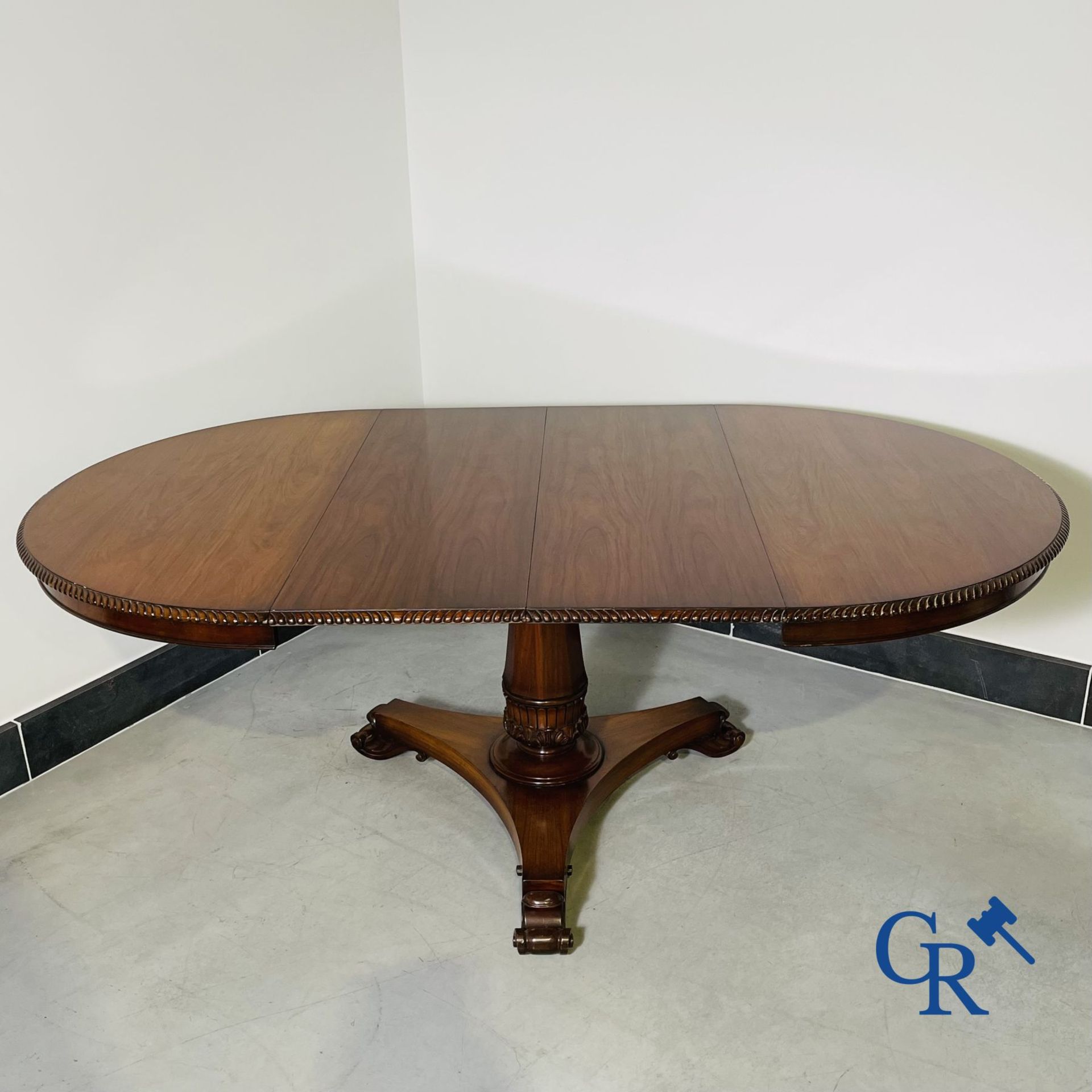 Furniture: English extendable table in mahogany. - Bild 2 aus 10