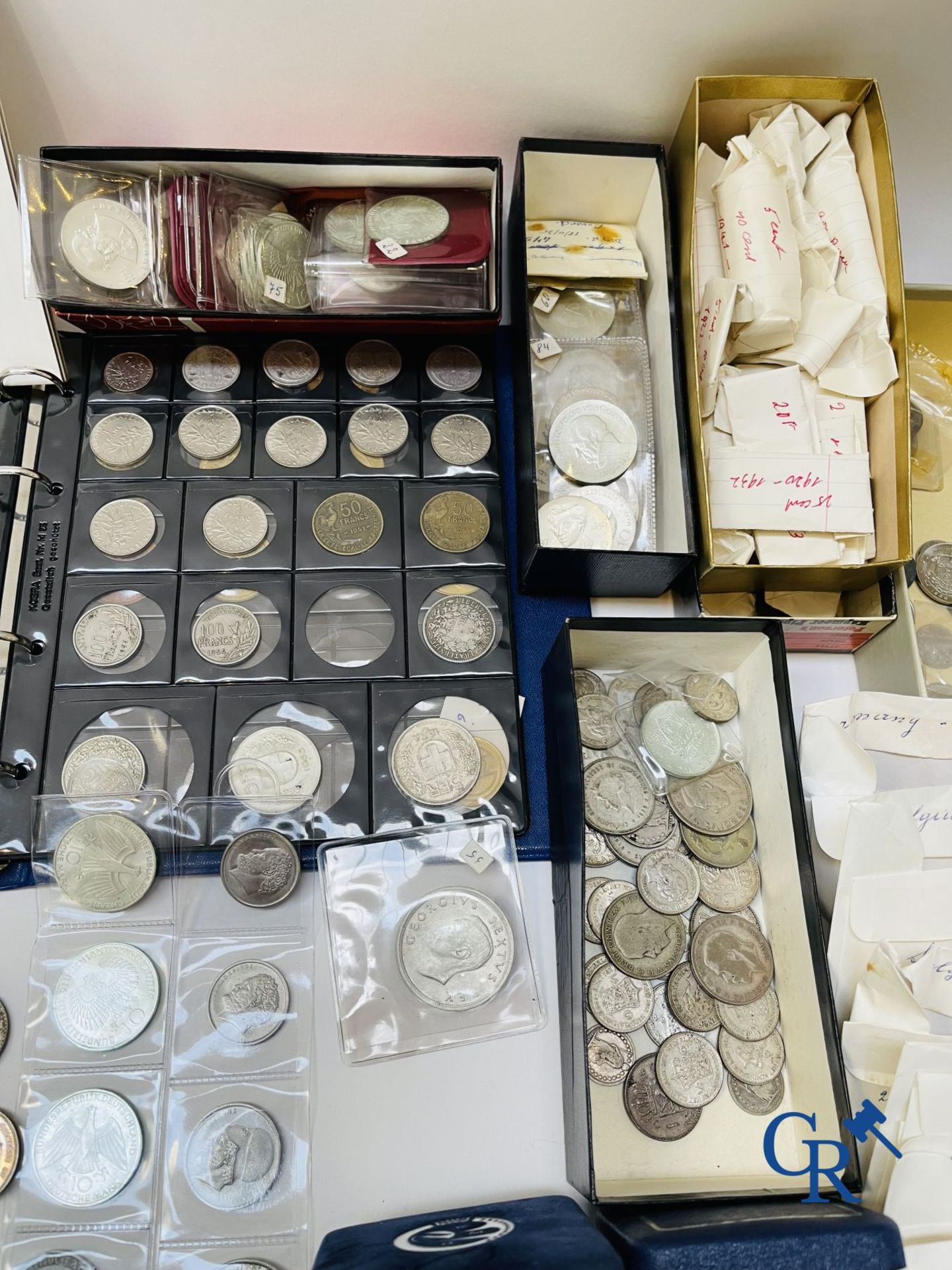 Coins: Large lot of various coins in silver, copper and nickel. - Bild 8 aus 12