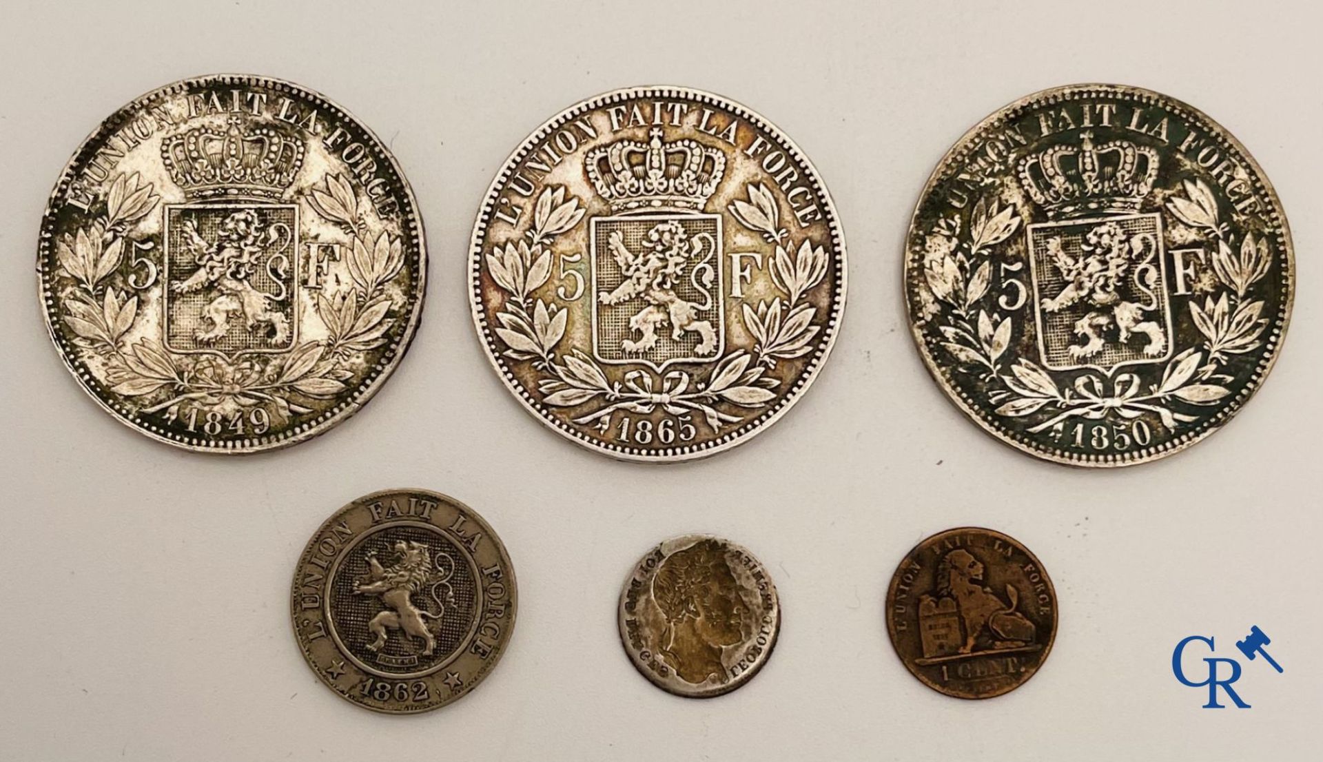 Silver coins: Leopold I and others. - Image 3 of 19