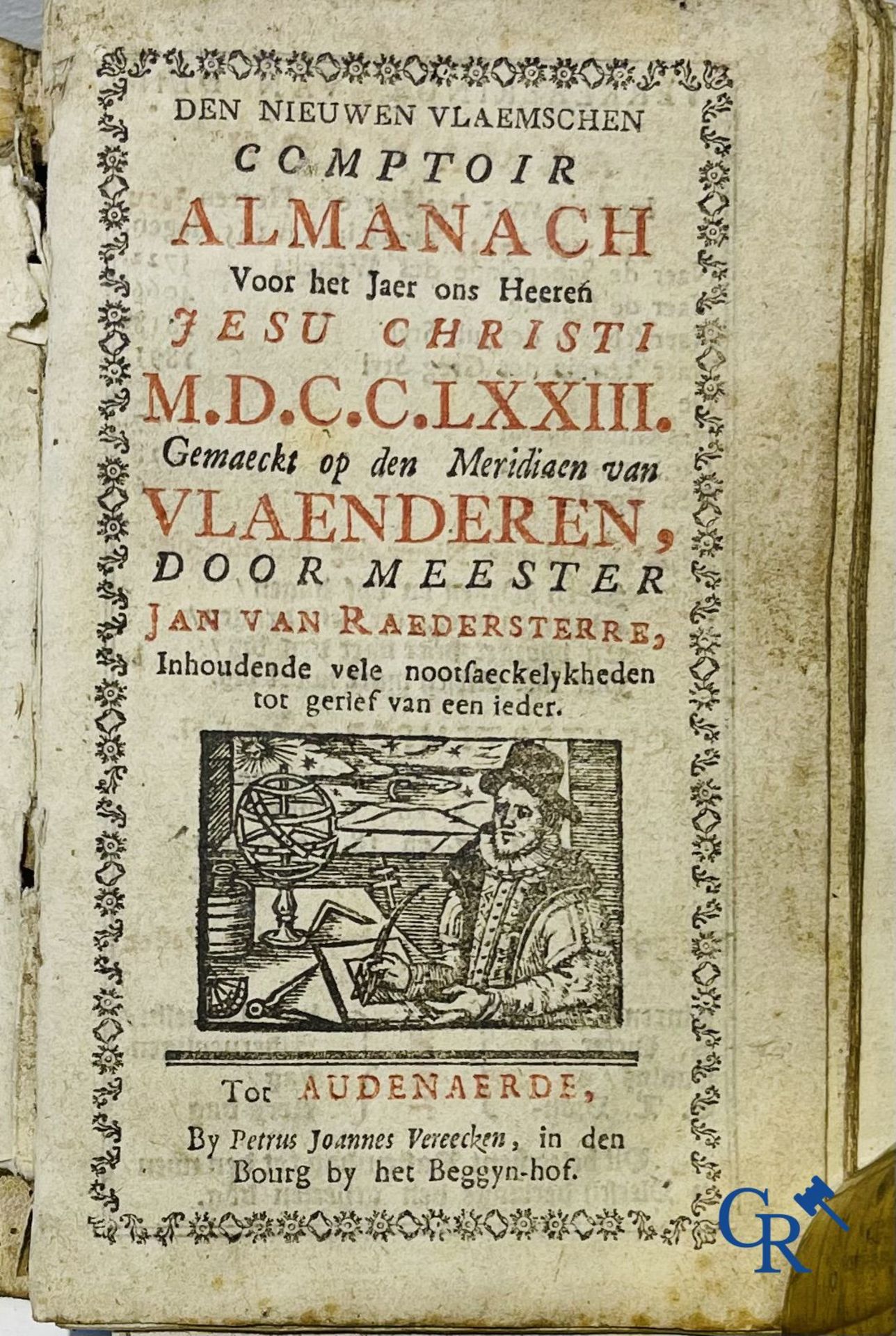 Early printed books: Jan Van Raedersterre, Den nieuwen Vlaemschen comptoir Almanach. 1773 Petrus Joa - Bild 2 aus 23