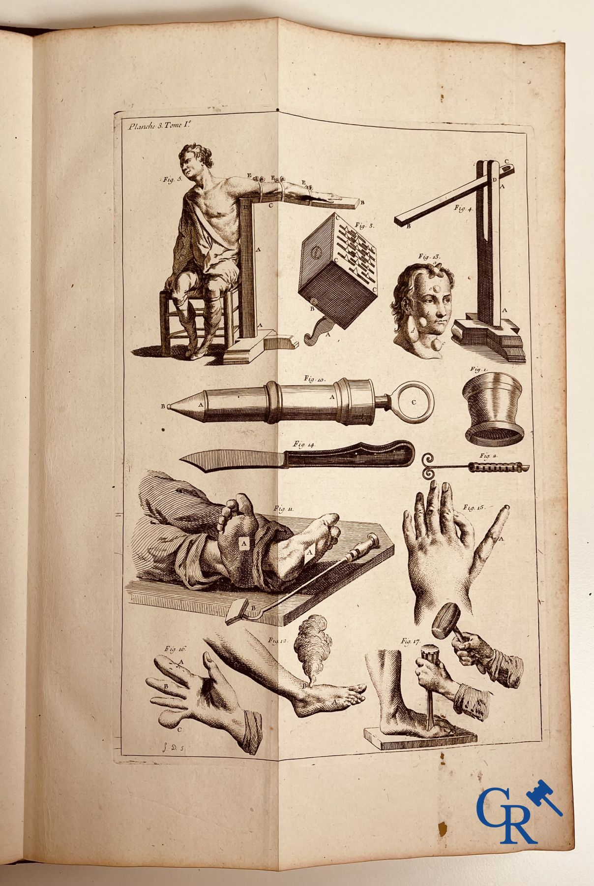 Early printed books: Dictionnaire Universel de Medecine, Robert James. 6 volumes, Paris 1746-1748. - Image 10 of 35
