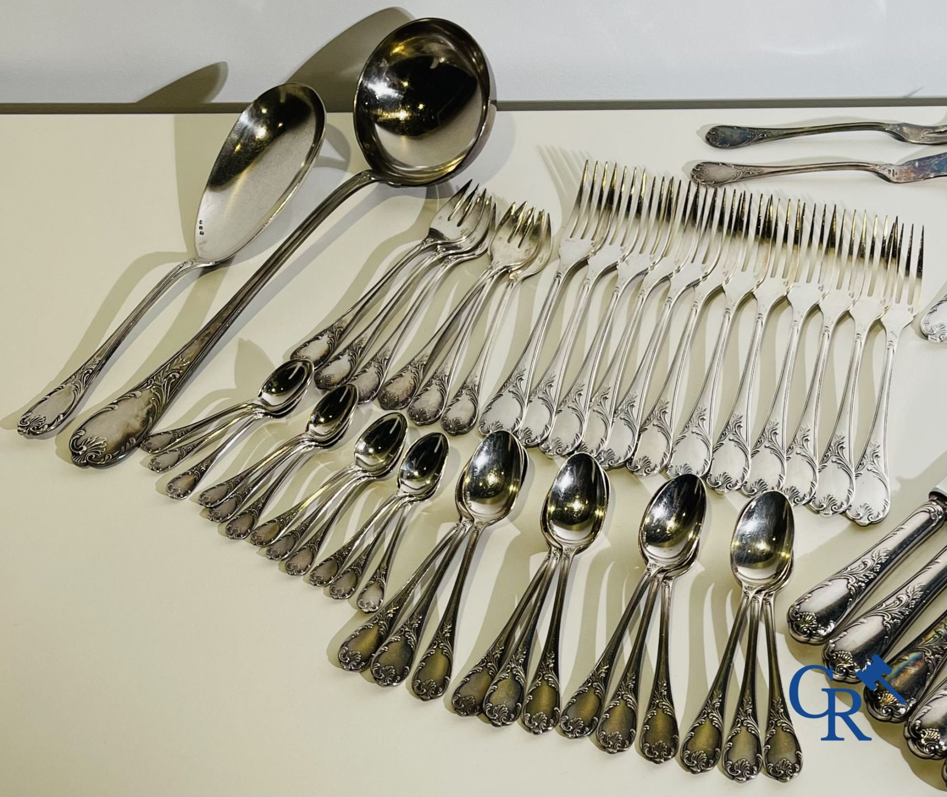 Christofle: Cutlery set 121 pieces. Model Marly. - Image 3 of 5