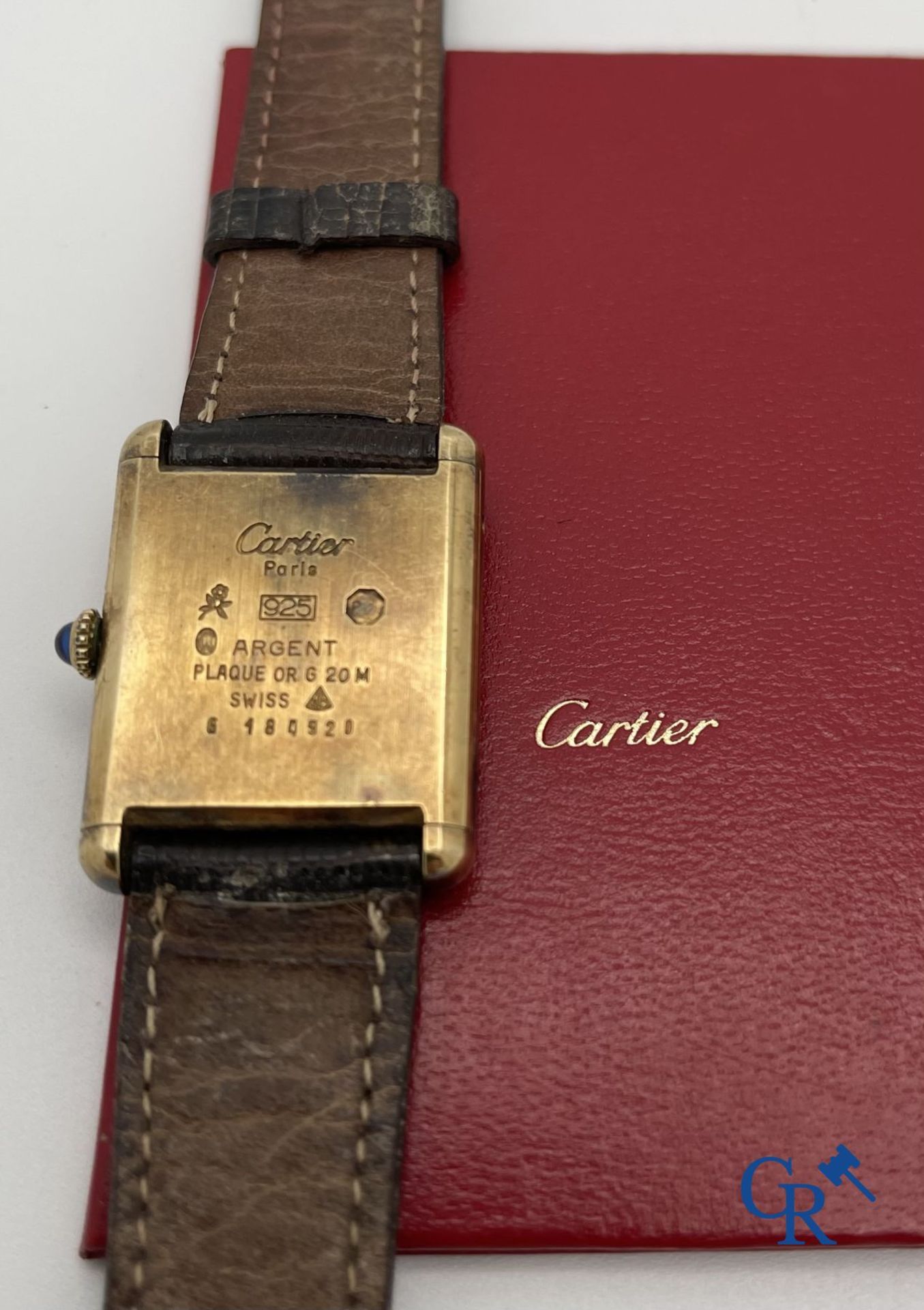 Cartier Paris: Women's watch Must de Cartier Tank. Silver (925°/00). - Image 6 of 6