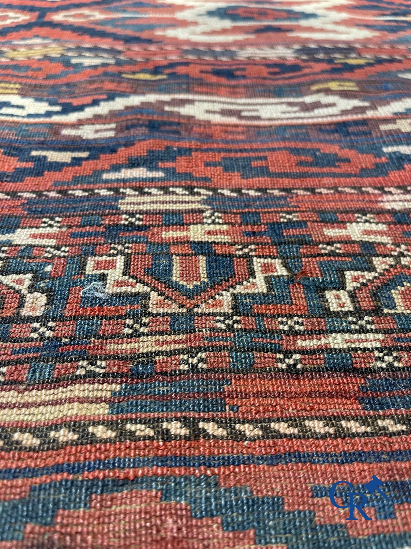 Oriental carpets: Antique oriental carpet. - Image 8 of 8