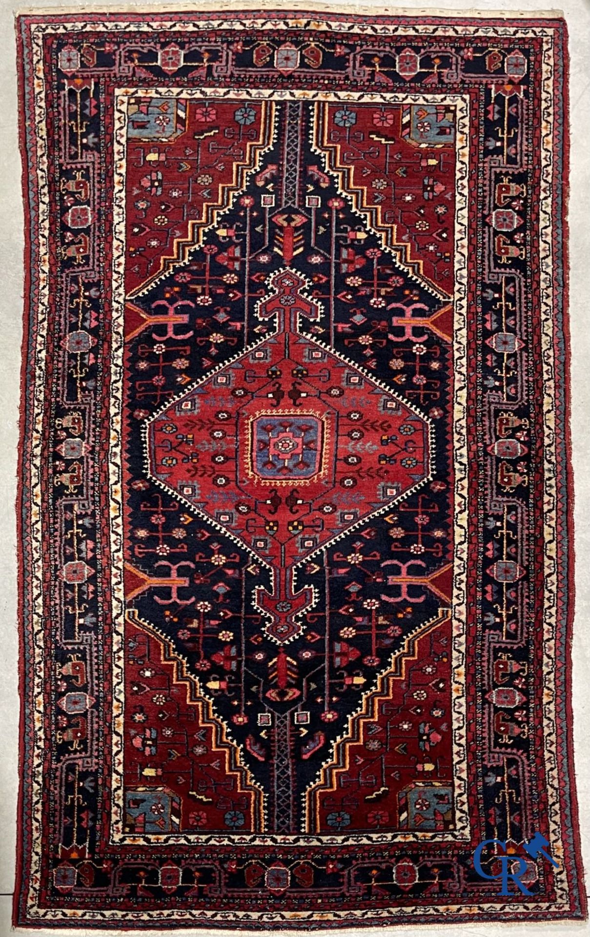 Oriental carpets: Oriental hand-knotted wool carpet. - Image 2 of 8