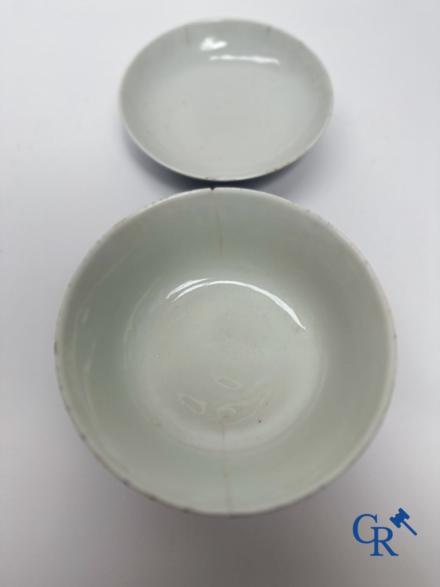 Large lot of blue and white Chinese porcelain for the Vietnamese market.  - Image 15 of 16