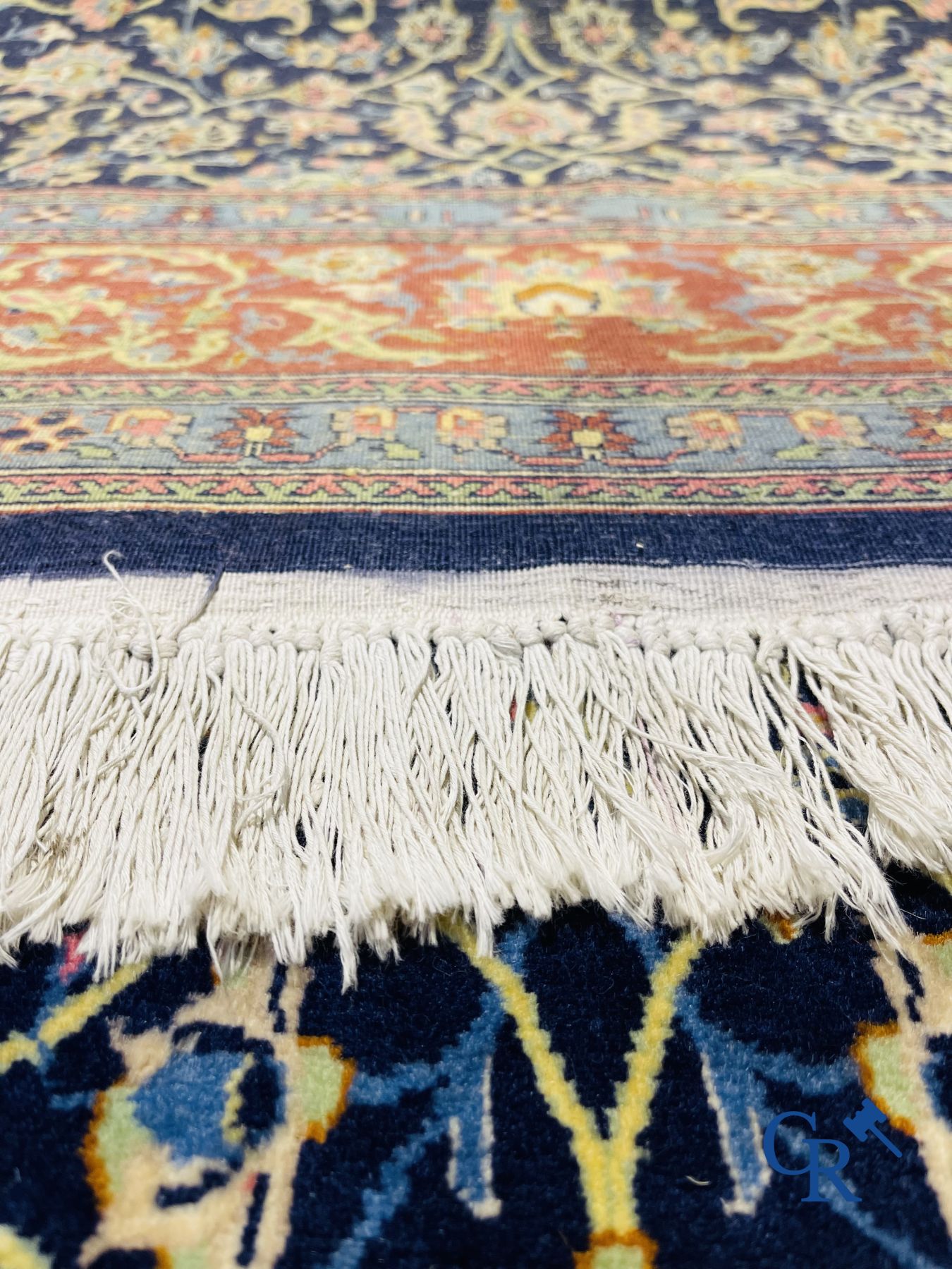 Oriental carpets: Persian carpet in wool. Floral decor. - Bild 6 aus 7