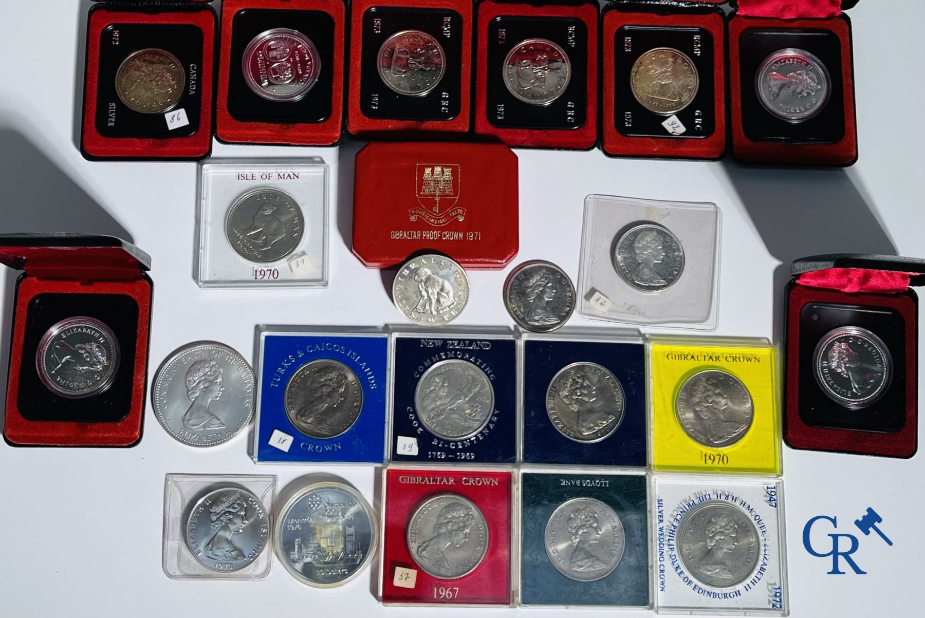 Coins: Large lot of silver coins mainly dollars. - Image 3 of 13