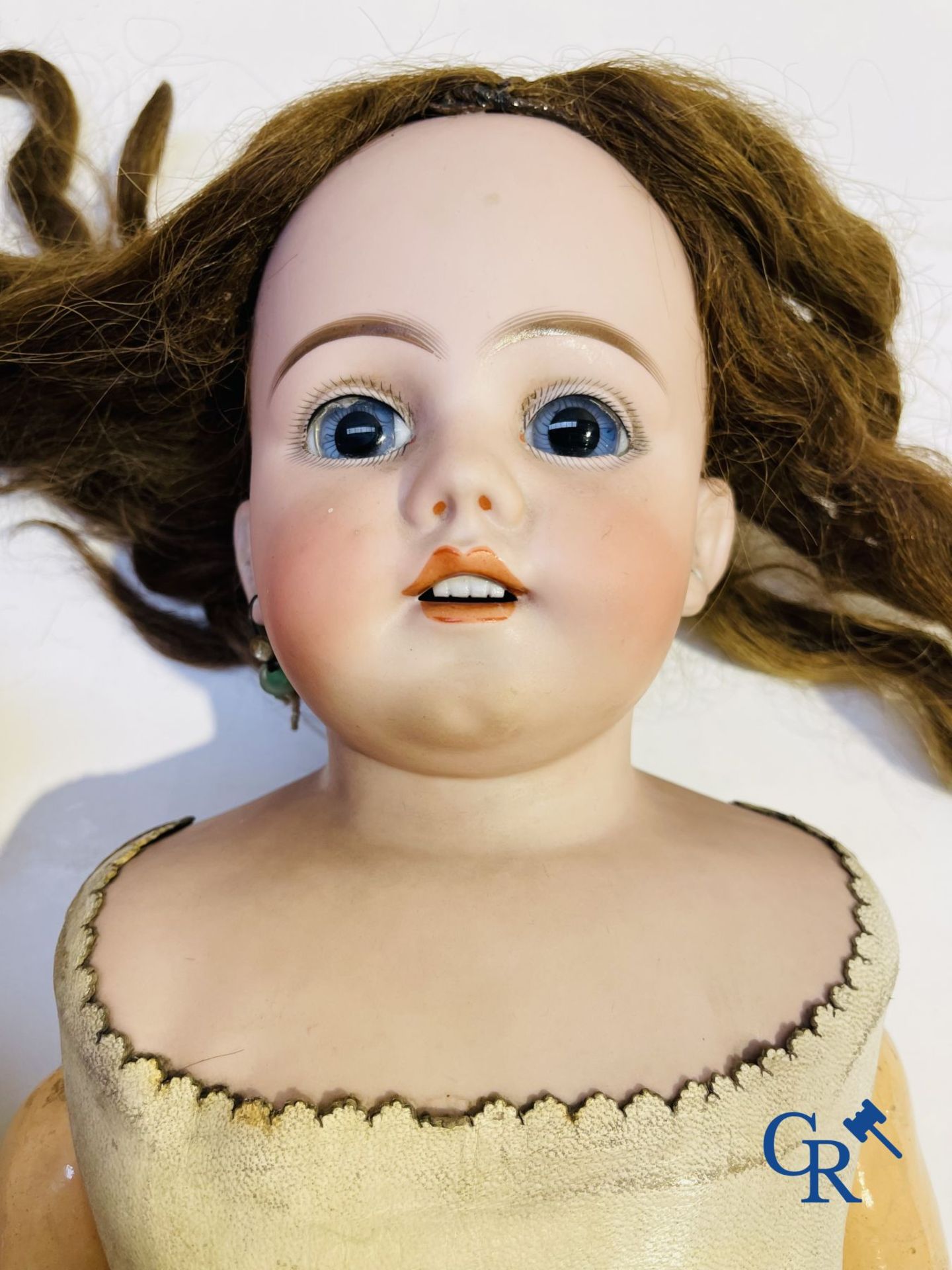 Toys: antique dolls: Lot of 3 dolls with porcelain head. - Image 11 of 13