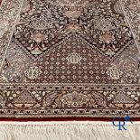 Carpet: Oriental carpet wool and silk