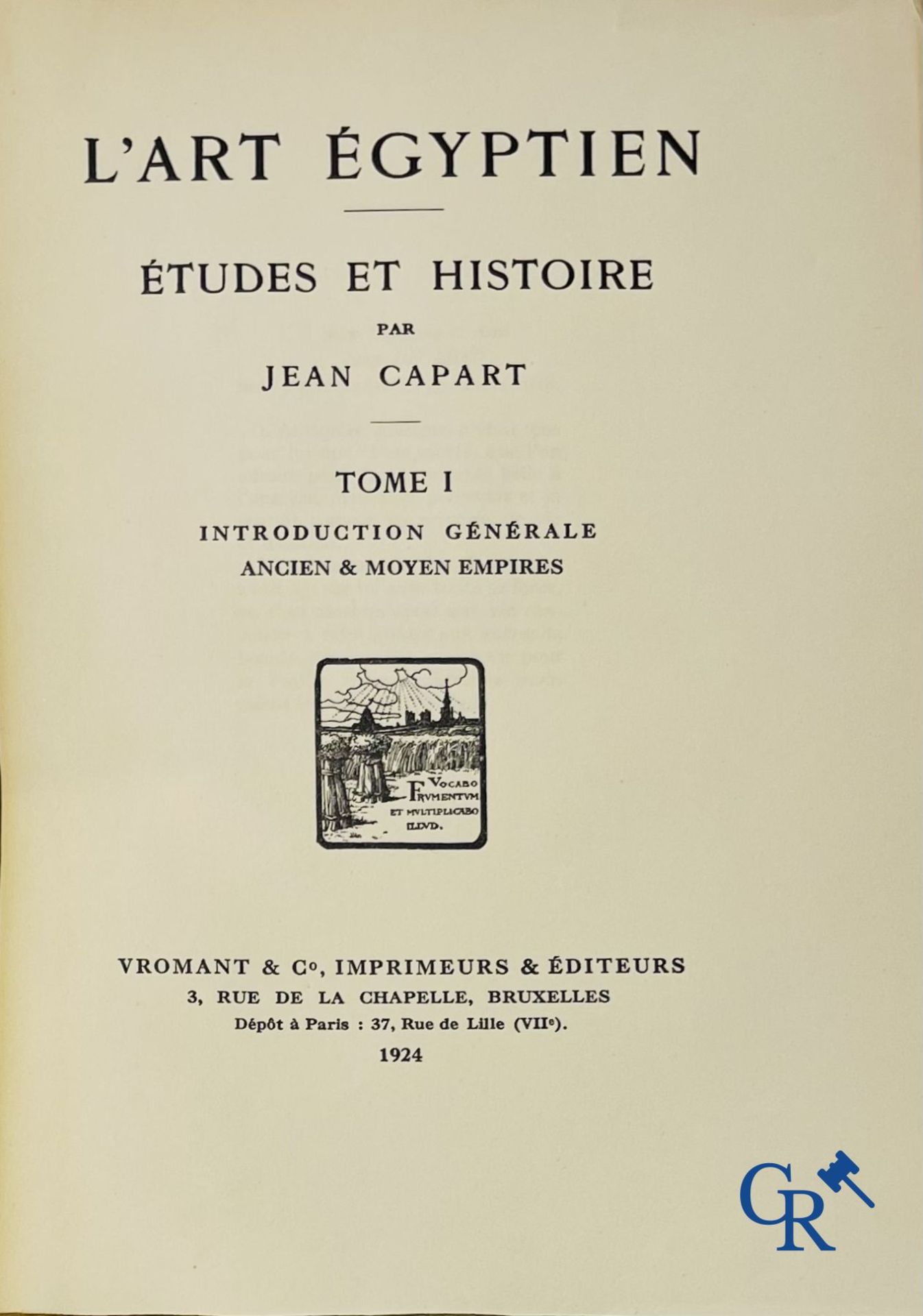 Books: Jean Capart, L'Art Egyptien and Tout-Ankh-Amon  - Trawinski, La Vie Antique. (5 volumes). - Image 3 of 17