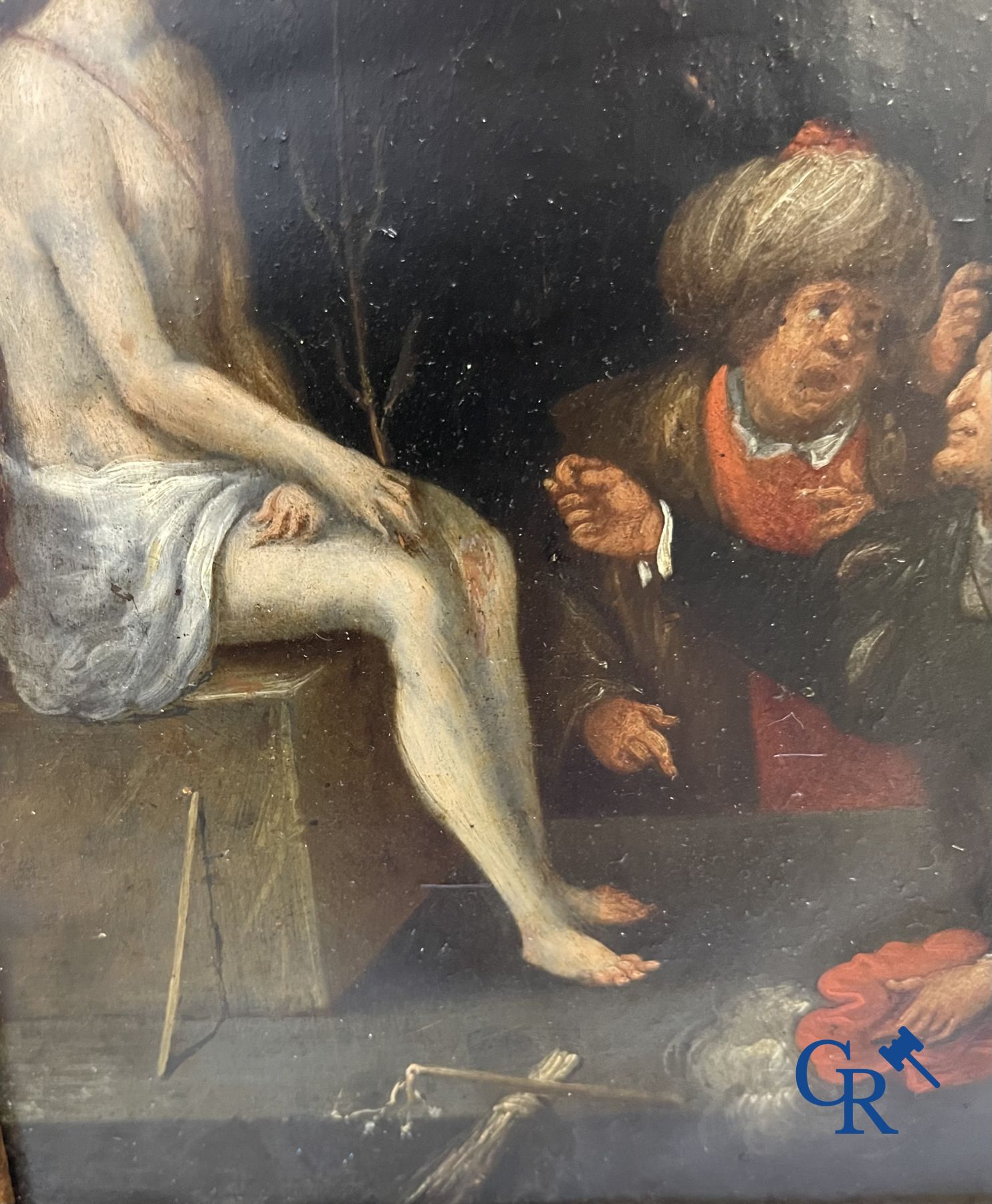 Painting: Antwerp, 16th century. The mockery of Christ. - Image 5 of 11