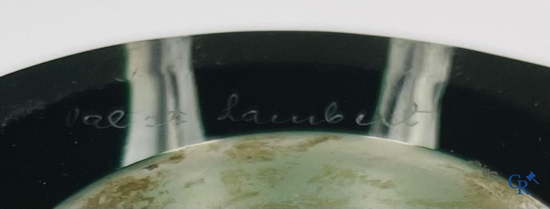Glassware: 4 vases in crystal Val Saint Lambert. - Image 12 of 14