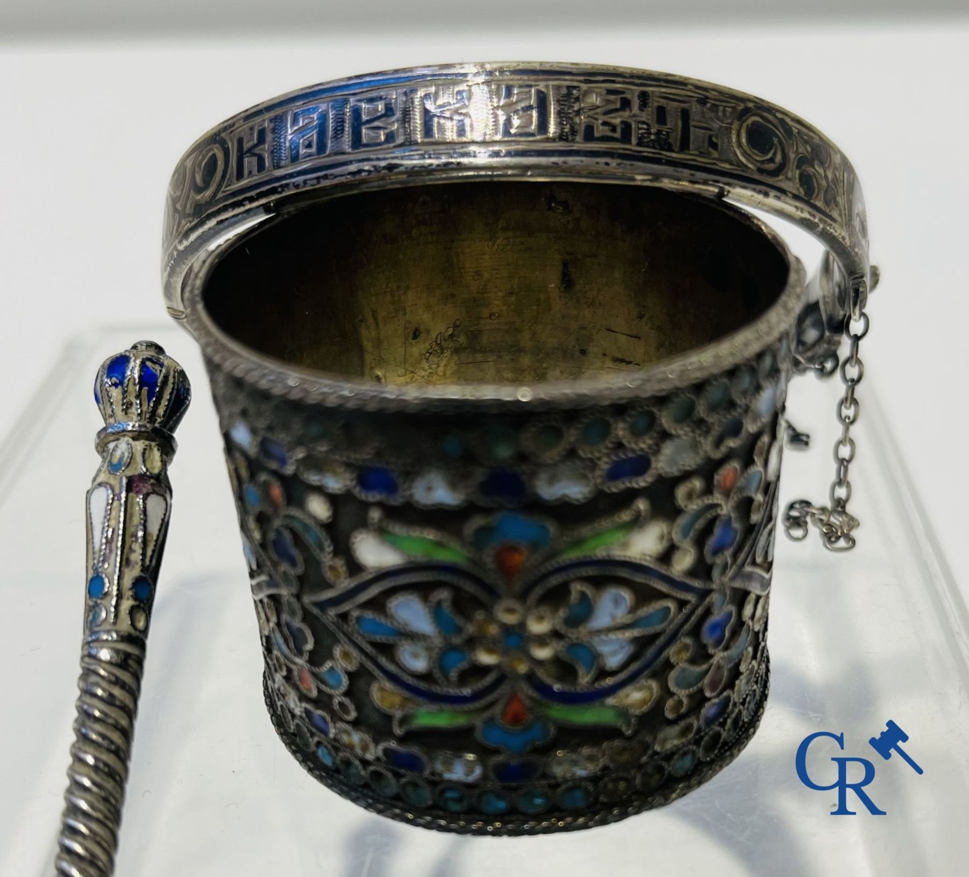 Russian silver: A lot with different pieces of Russian silver. - Image 3 of 18