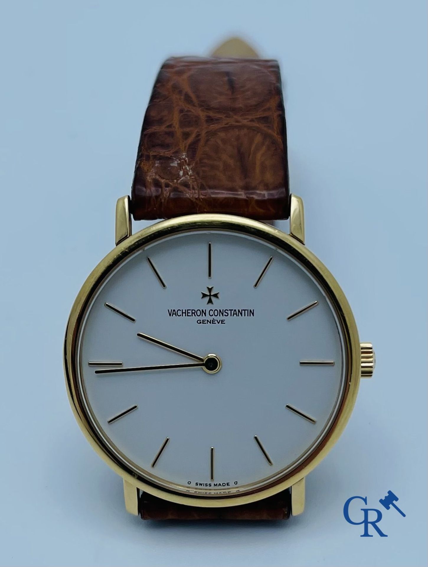 Vacheron Constantin Genève: A men's wristwatch in gold 18K (750°/00). - Image 2 of 9