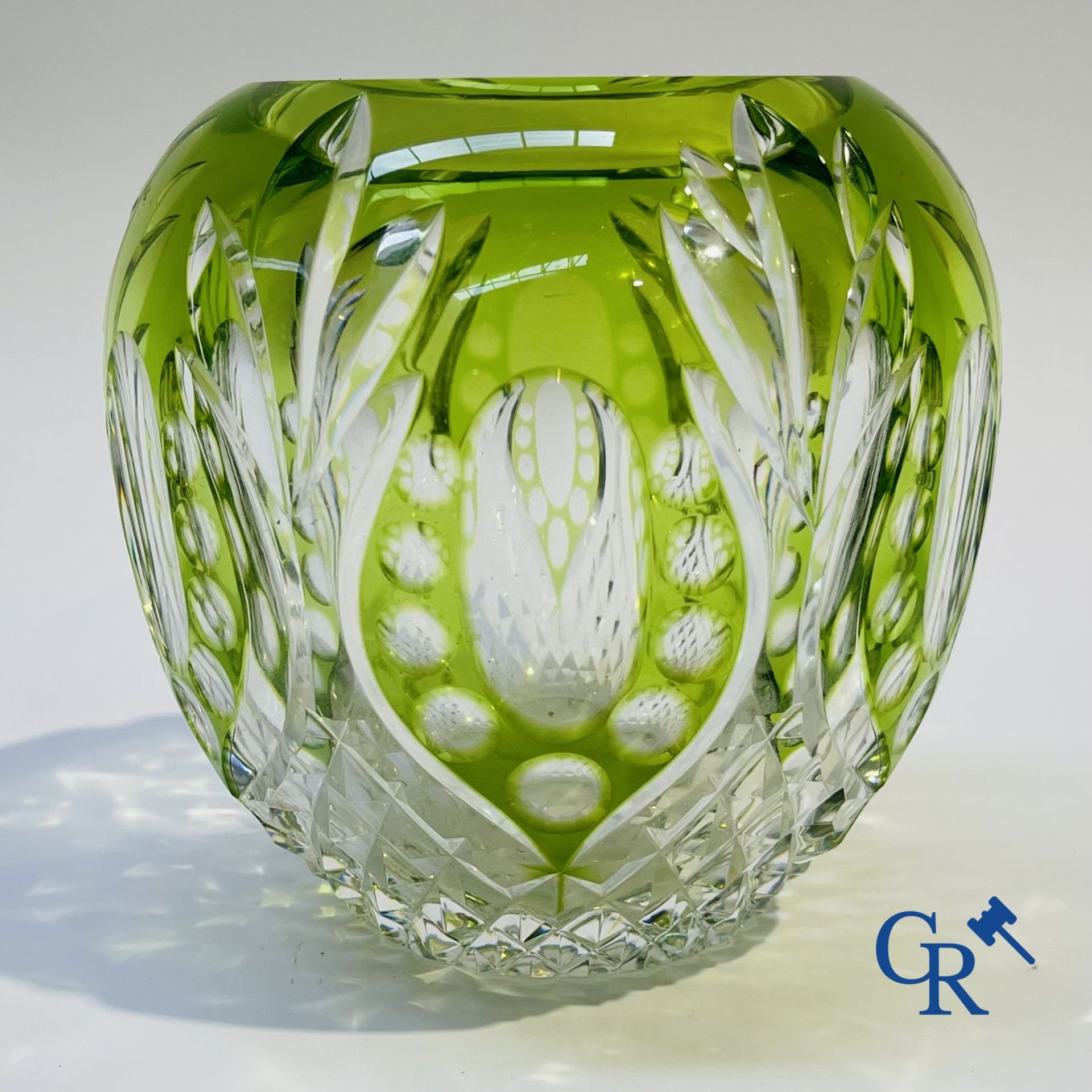 Glassware: 4 vases in crystal Val Saint Lambert. - Image 4 of 14