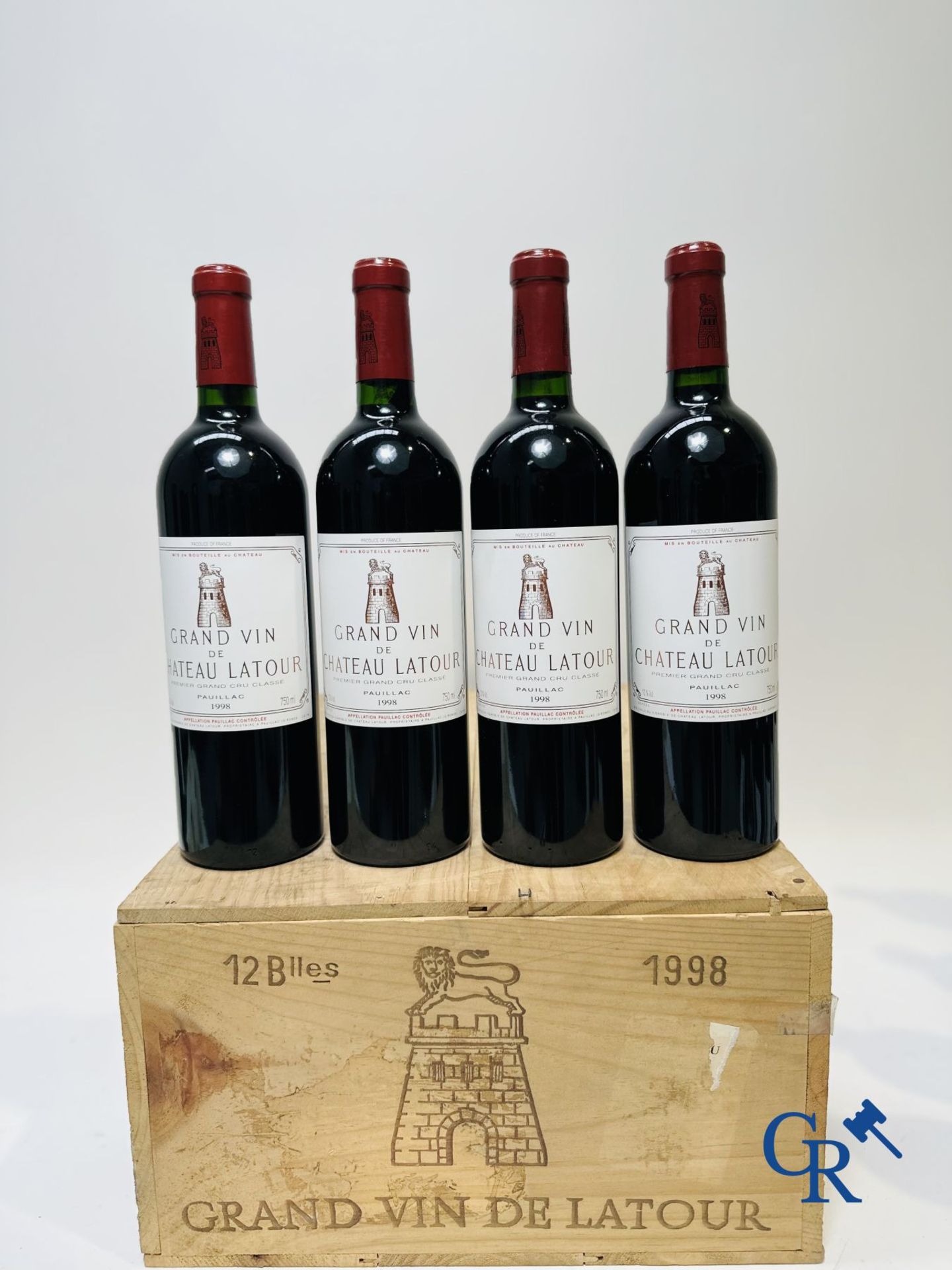 Wine - Bordeaux: Château Latour 1998, 0,75L. Rouge. 1er Grand Cru Classé. 12 bottles. - Bild 10 aus 20