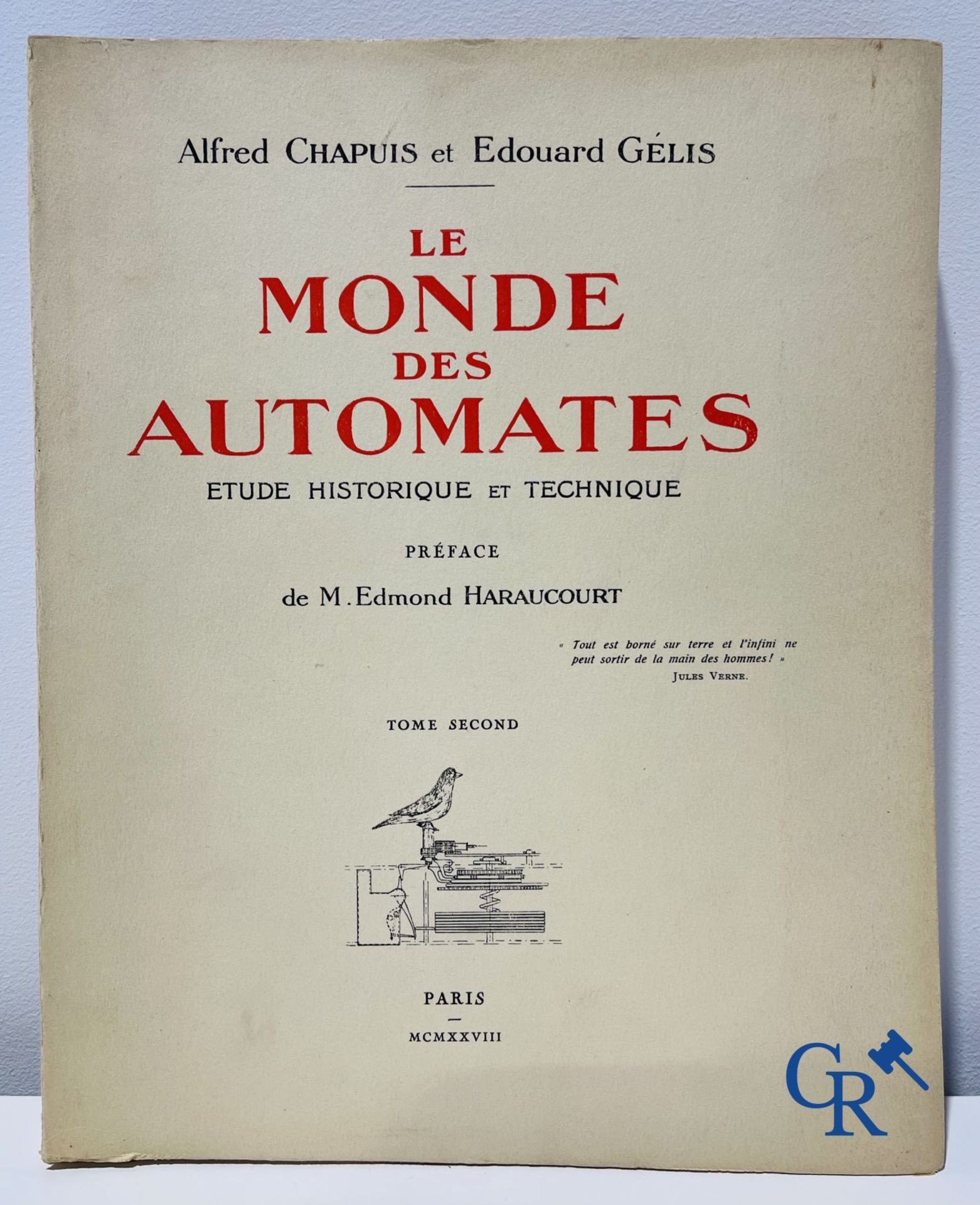 Automates. Rare edition of "Le monde des automates." Alfred Chapuis et Edouard Gélis. Paris 1928. - Bild 3 aus 26