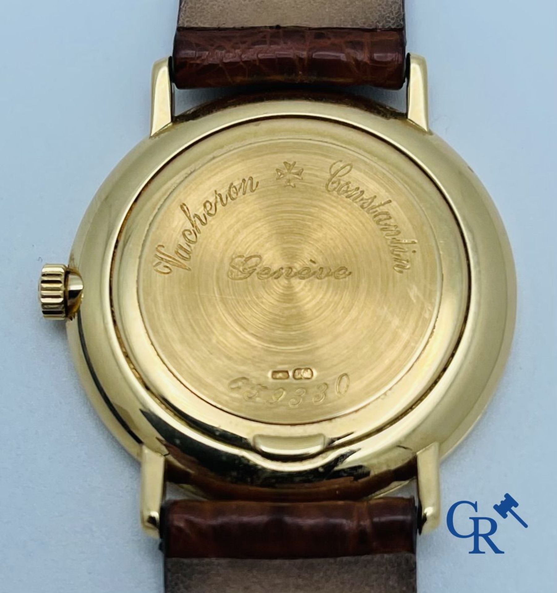 Vacheron Constantin Genève: A men's wristwatch in gold 18K (750°/00). - Image 3 of 9