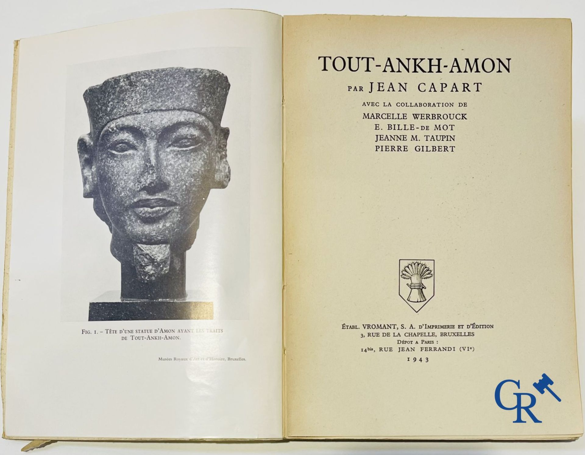 Books: Jean Capart, L'Art Egyptien and Tout-Ankh-Amon  - Trawinski, La Vie Antique. (5 volumes). - Image 12 of 17