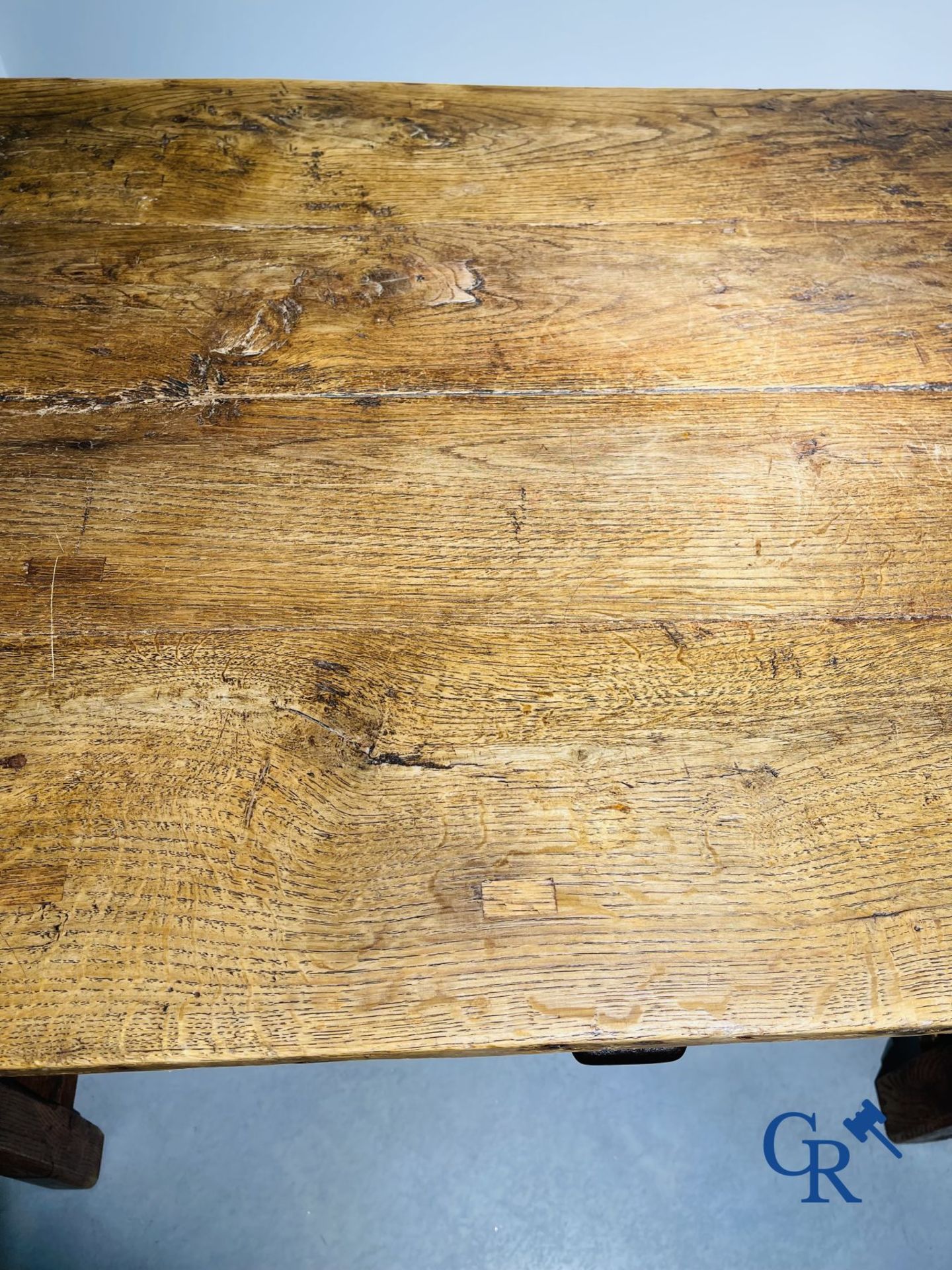 Large table in oak. 18th century. - Image 8 of 19