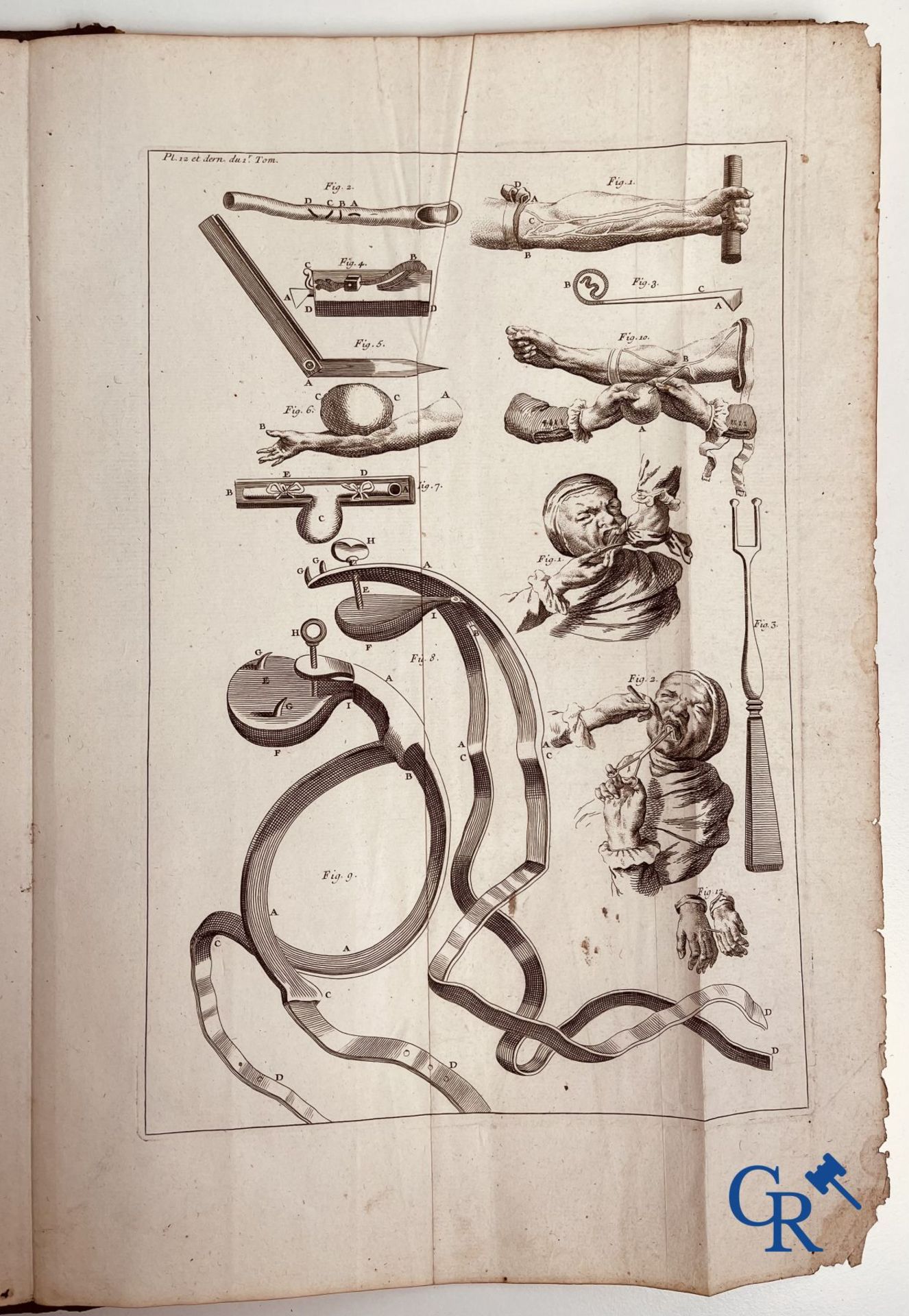 Early printed books: Dictionnaire Universel de Medecine, Robert James. 6 volumes, Paris 1746-1748. - Image 13 of 35