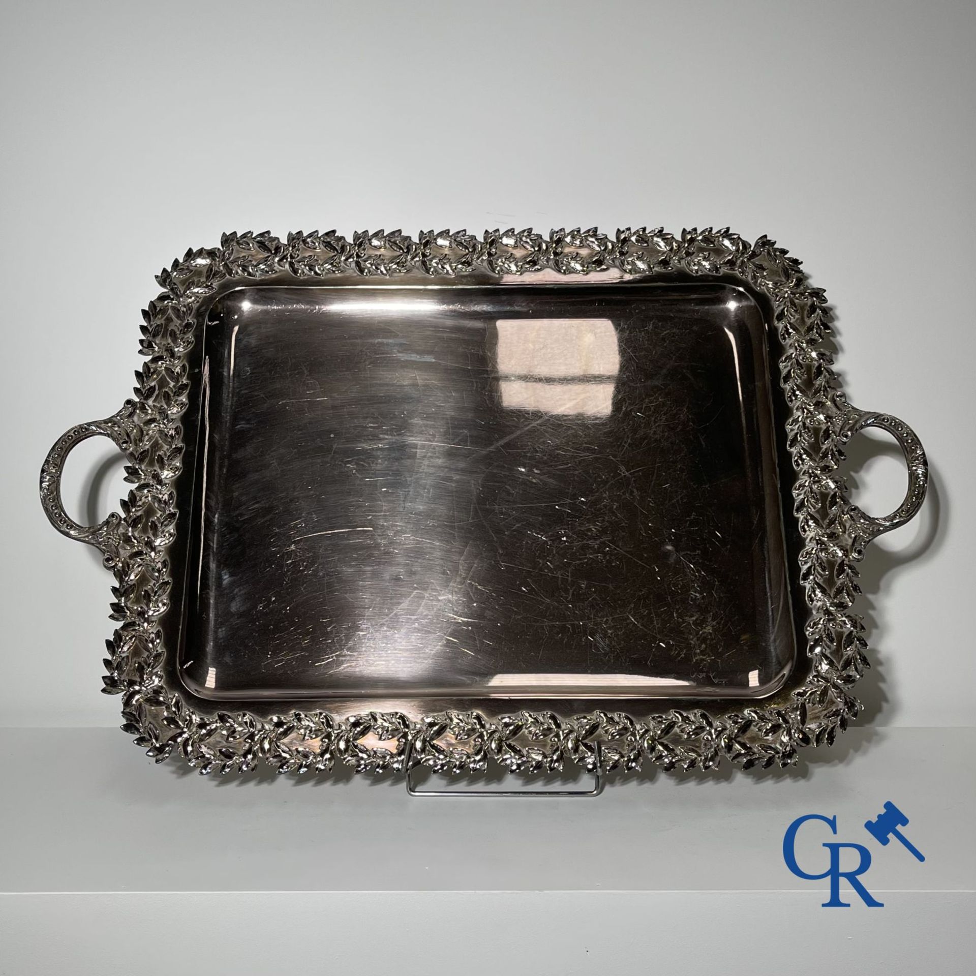 Silver: Alphonse Debain. Coffee/tea set in silver. - Image 10 of 10
