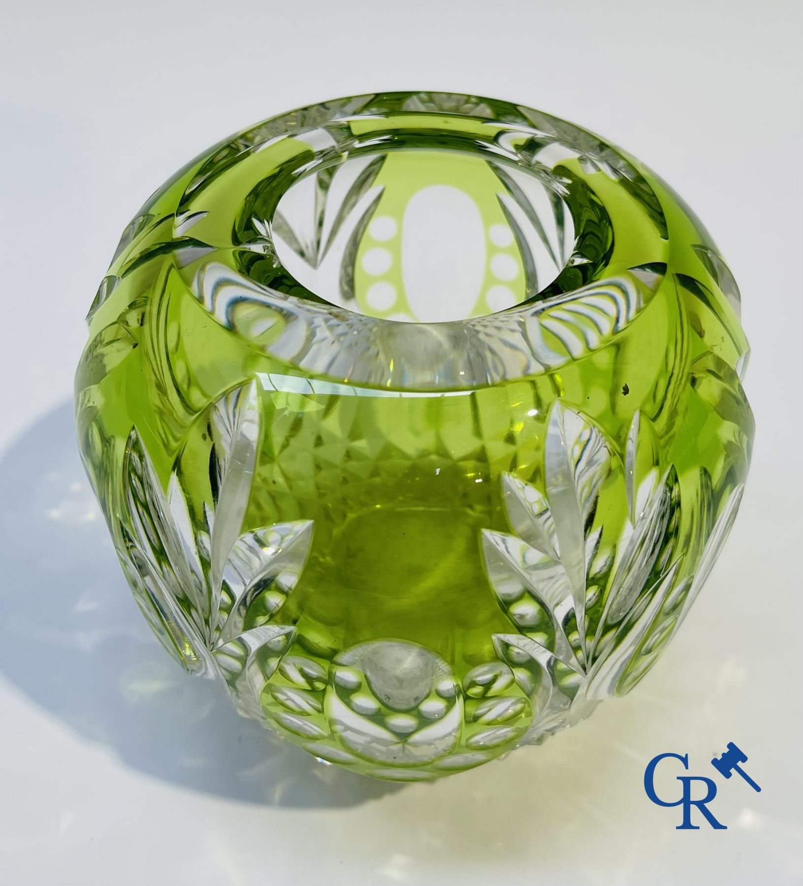 Glassware: 4 vases in crystal Val Saint Lambert. - Image 9 of 14