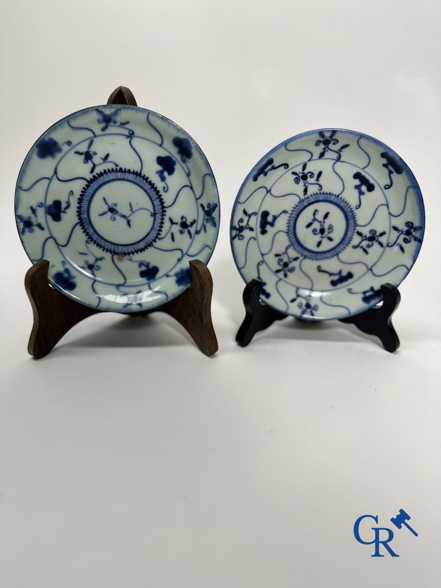 Large lot of blue and white Chinese porcelain for the Vietnamese market.  - Bild 8 aus 16