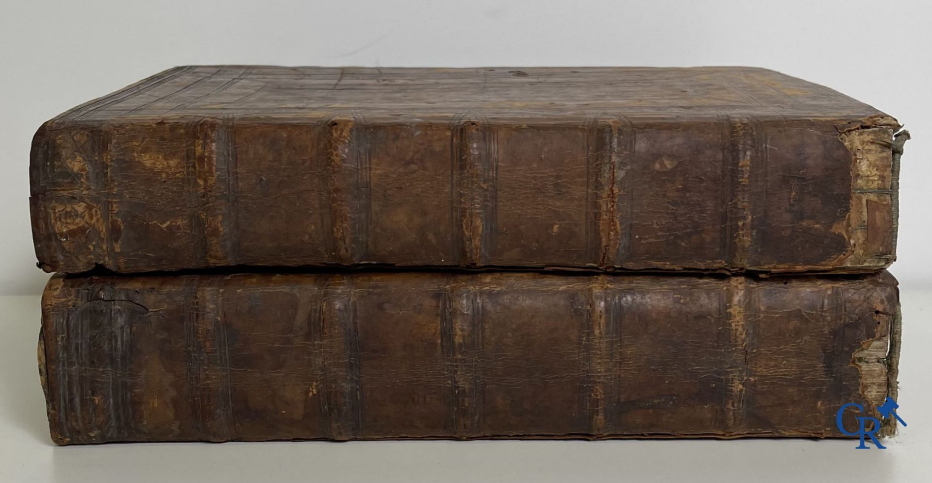 Early printed books: Willem Hessels van Est (1542-1613) The Epistles of St. Paul. Tomus prior en tom - Image 3 of 11