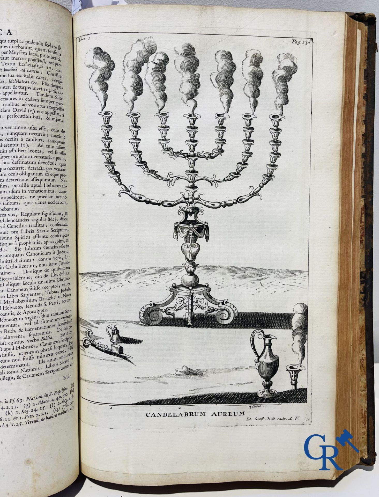 Early printed books: Calmet Augustino, Dictionarium cum figuris Antiquitates Judaicas repraesentanti - Bild 10 aus 29