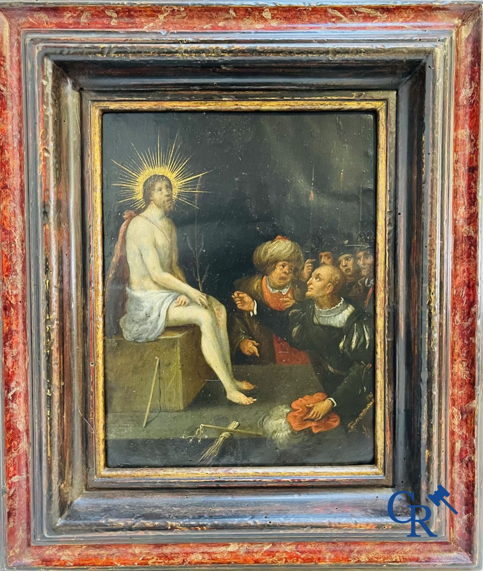 Painting: Antwerp, 16th century. The mockery of Christ. - Image 2 of 11
