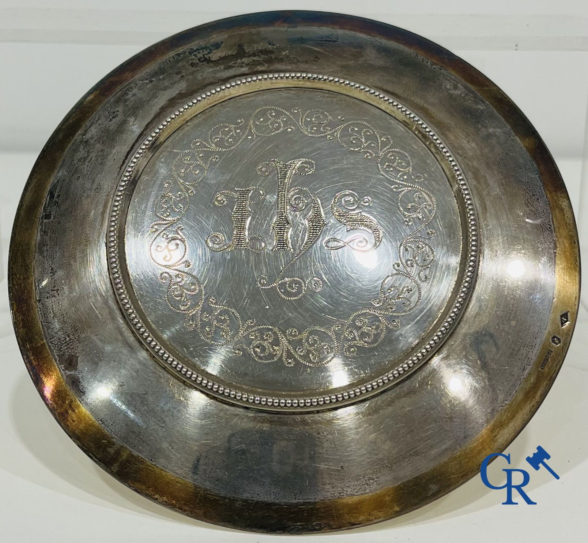 A lot of 9 pieces of various religious objects in silver. 18th-19th century - Image 13 of 25