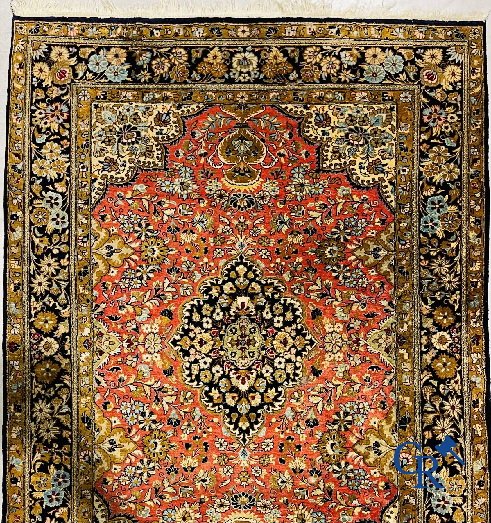 Oriental carpets: Ghoum. 2 Oriental carpets in silk. - Image 19 of 22