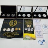 Silver coins: 9 silver coins Athens 1982.