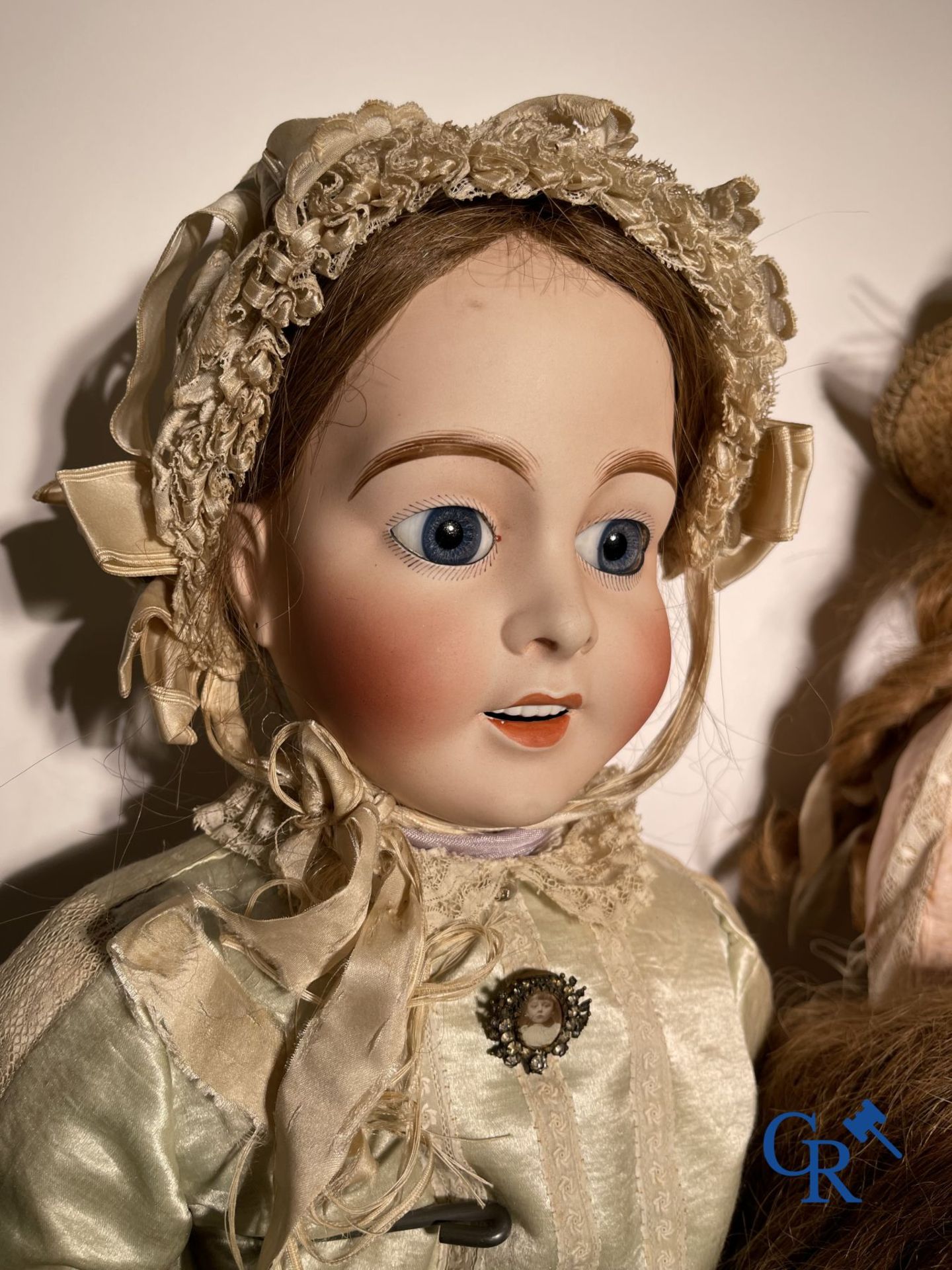 Toys: antique dolls: Lot of 3 dolls with porcelain head. - Image 5 of 13