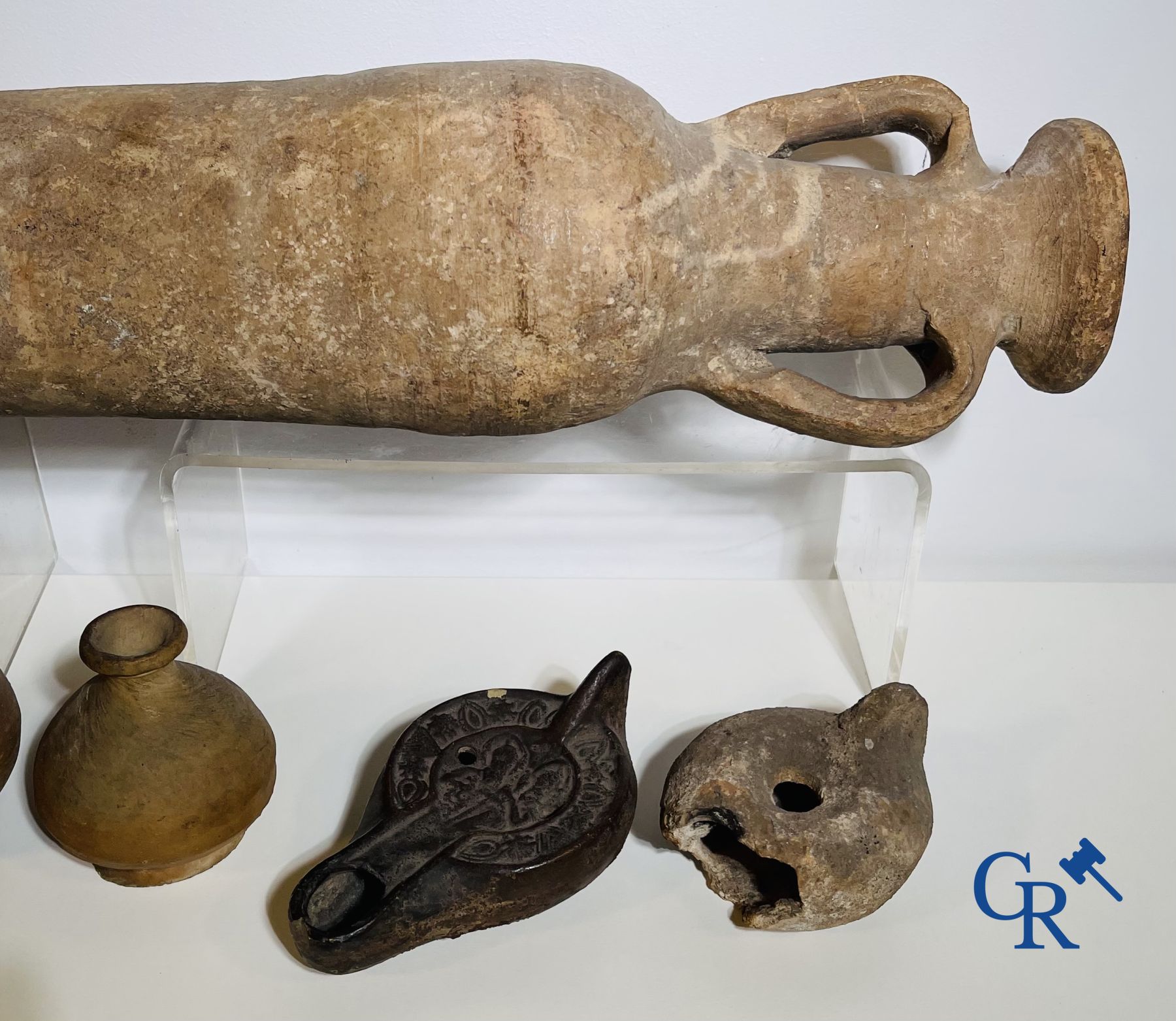 A collection of archaeological finds mainly in pottery. - Image 2 of 12