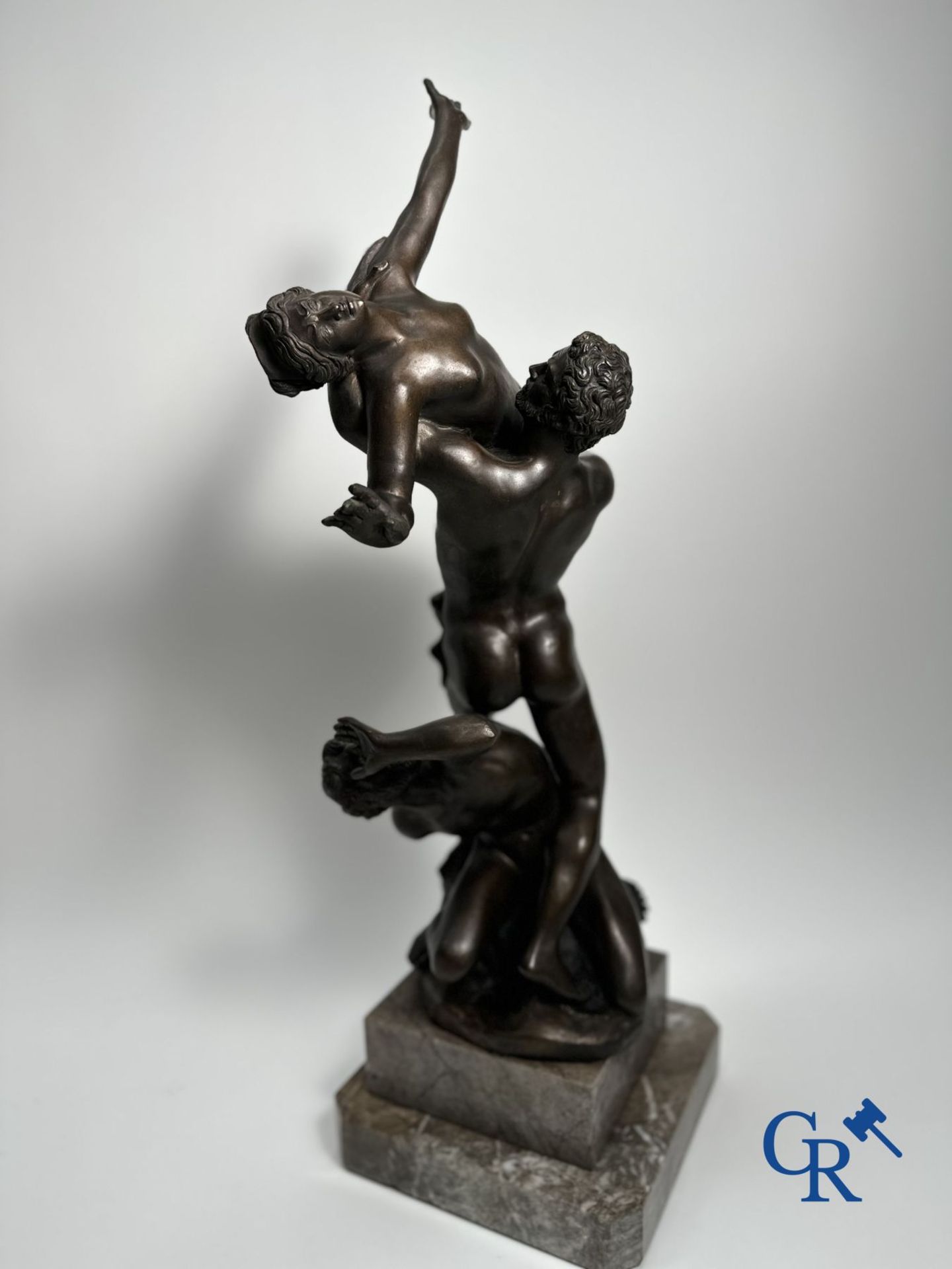 Bronze statue of the Abduction of the Sabine Women after Giambologna. 20th century. - Image 2 of 11