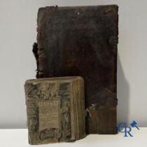 Early printed books: Pedro de Ribadeneira, Heribert Rosweyde, P. Andreas De Boeye. Antwerp 1665 and