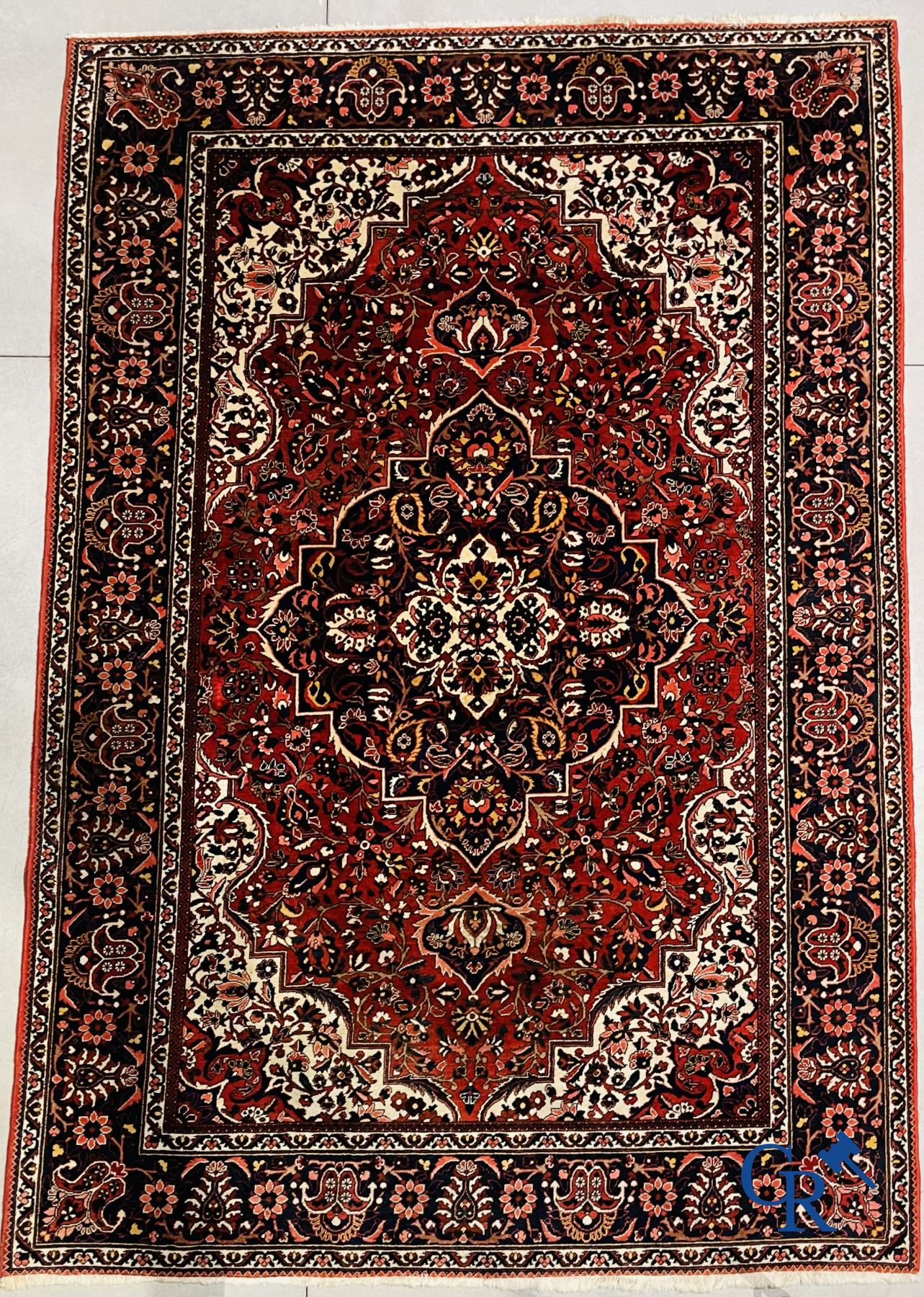 Oriental carpets: Iran. Large Persian hand-knotted carpet with floral decor. - Image 2 of 11