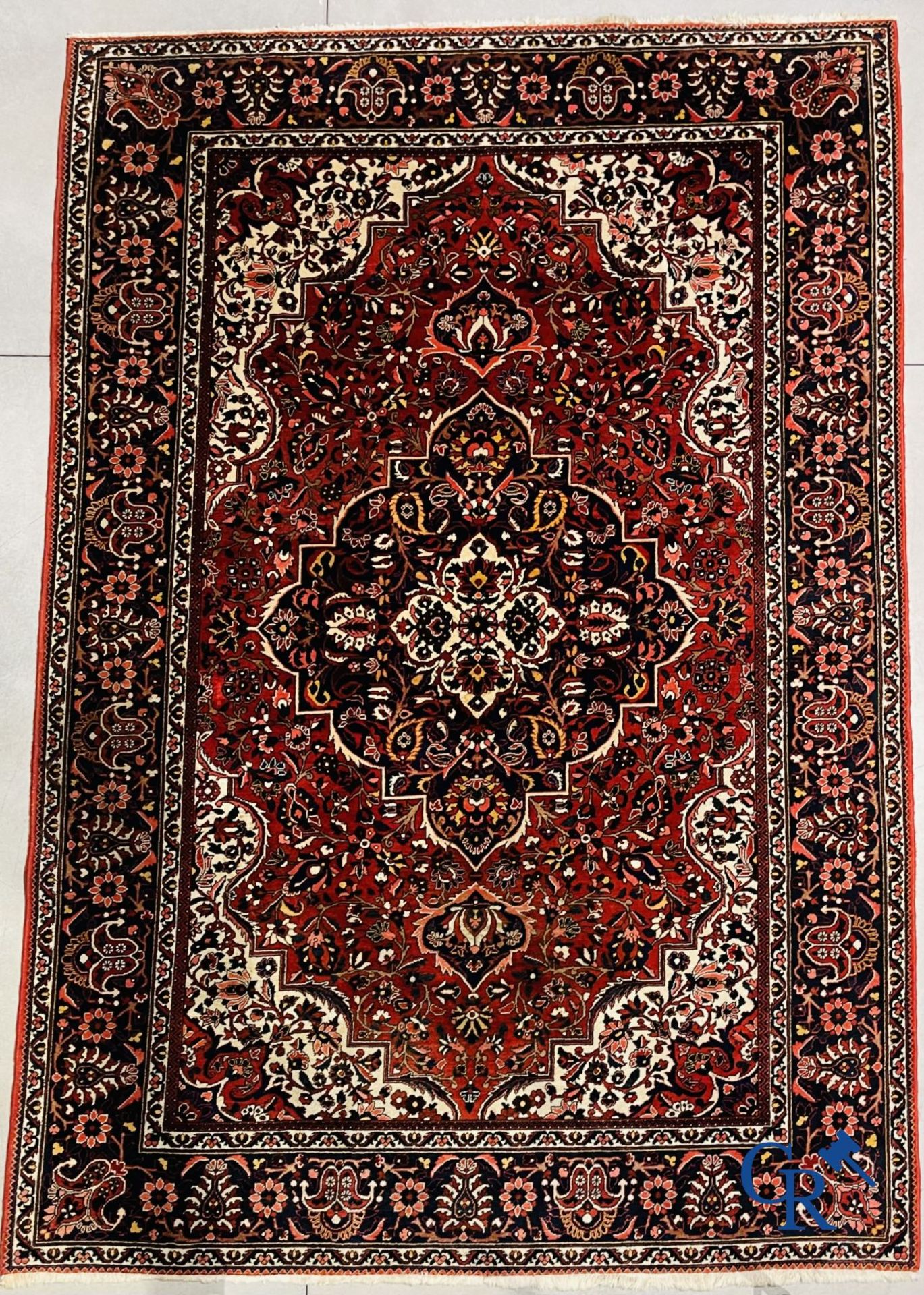 Oriental carpets: Iran. Large Persian hand-knotted carpet with floral decor. - Image 2 of 11