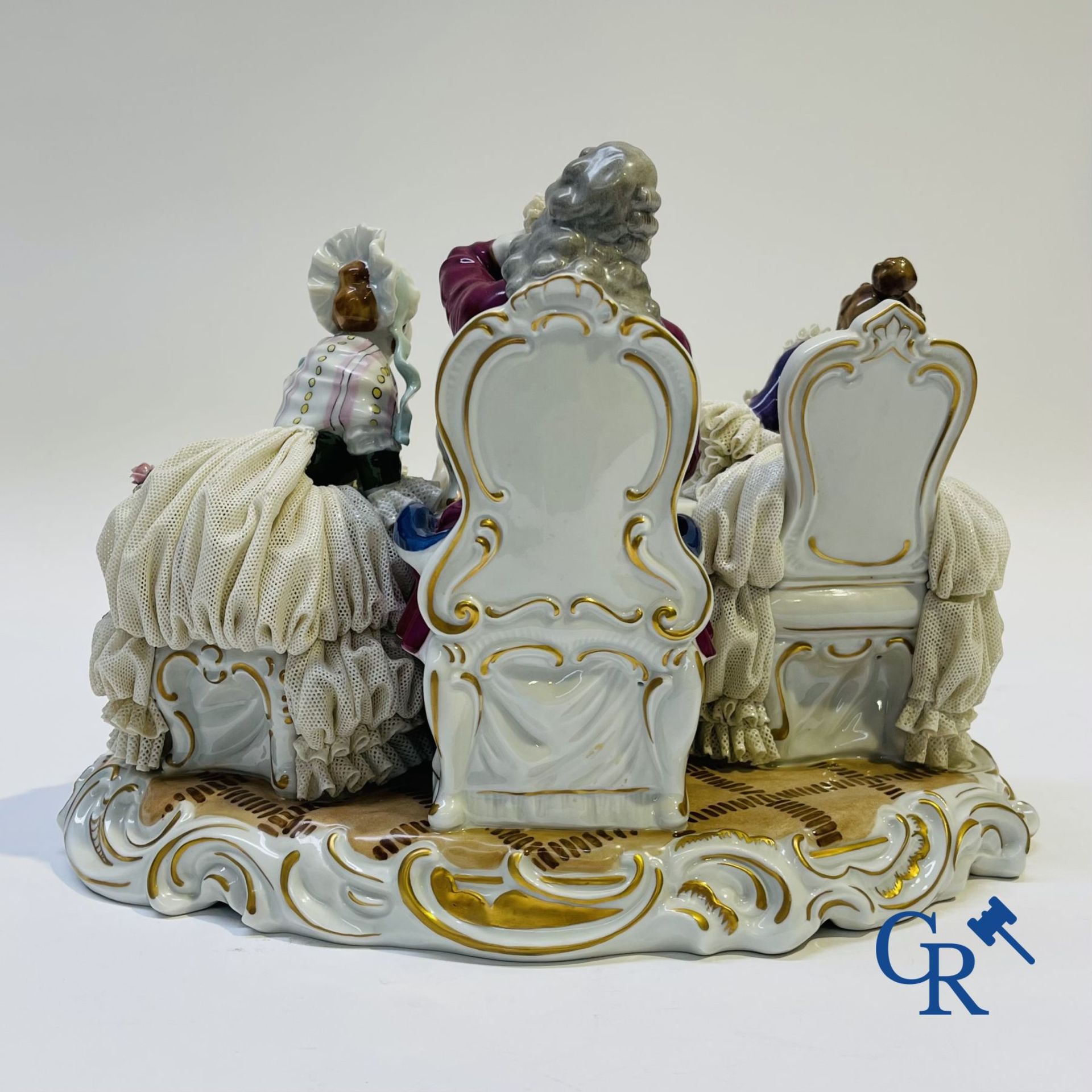 Porcelain: Unterweissbach: "In the tea room". - Image 6 of 9