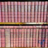 Books: Emile Zola, collection of works edition, Eugène Fasquelle. 47 volumes.