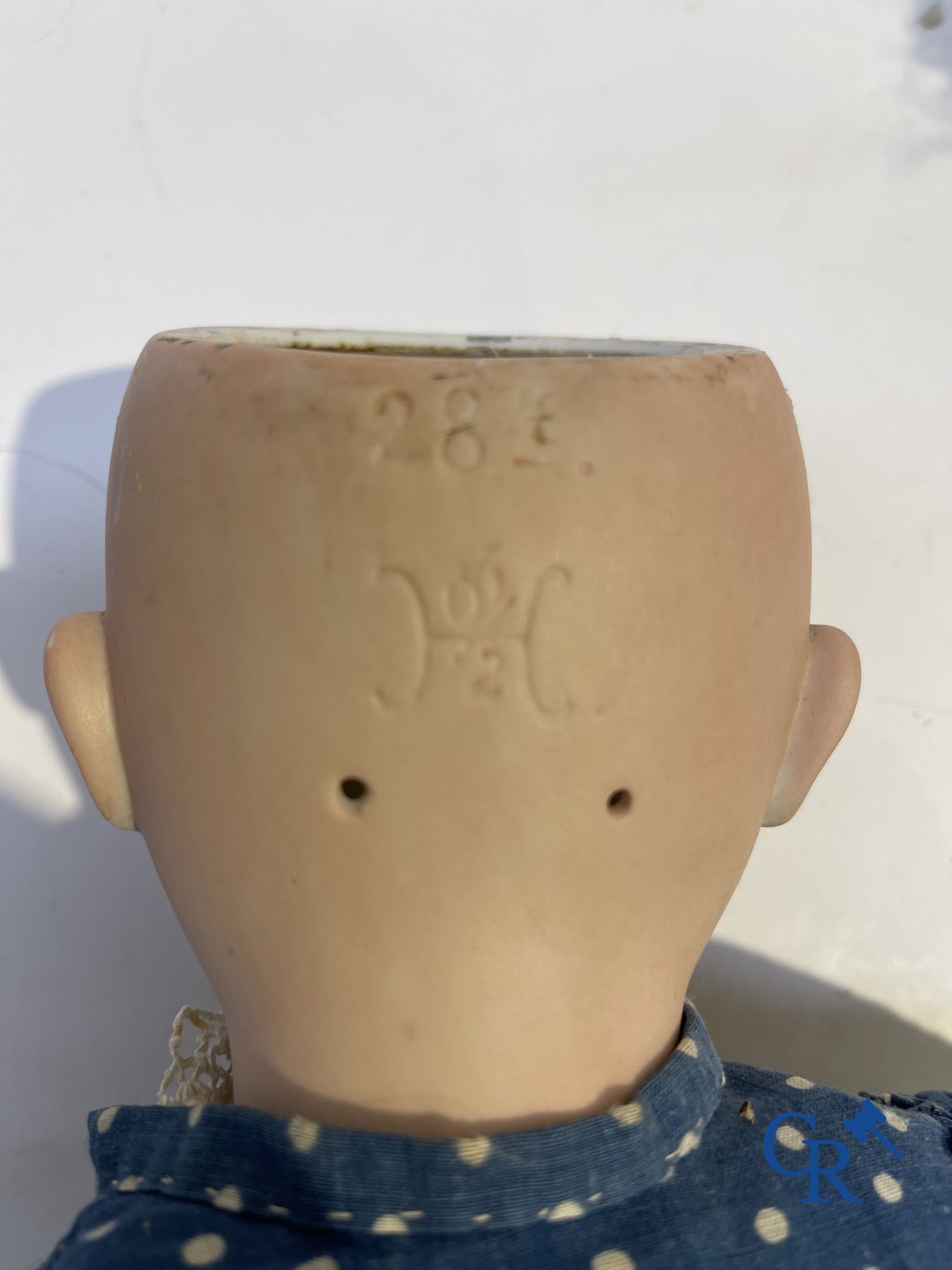 Toys: antique dolls: 4 antique dolls with porcelain head. - Image 10 of 11