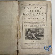 Early printed books: Willem Hessels van Est (1542-1613) The Epistles of St. Paul. Tomus prior en tom
