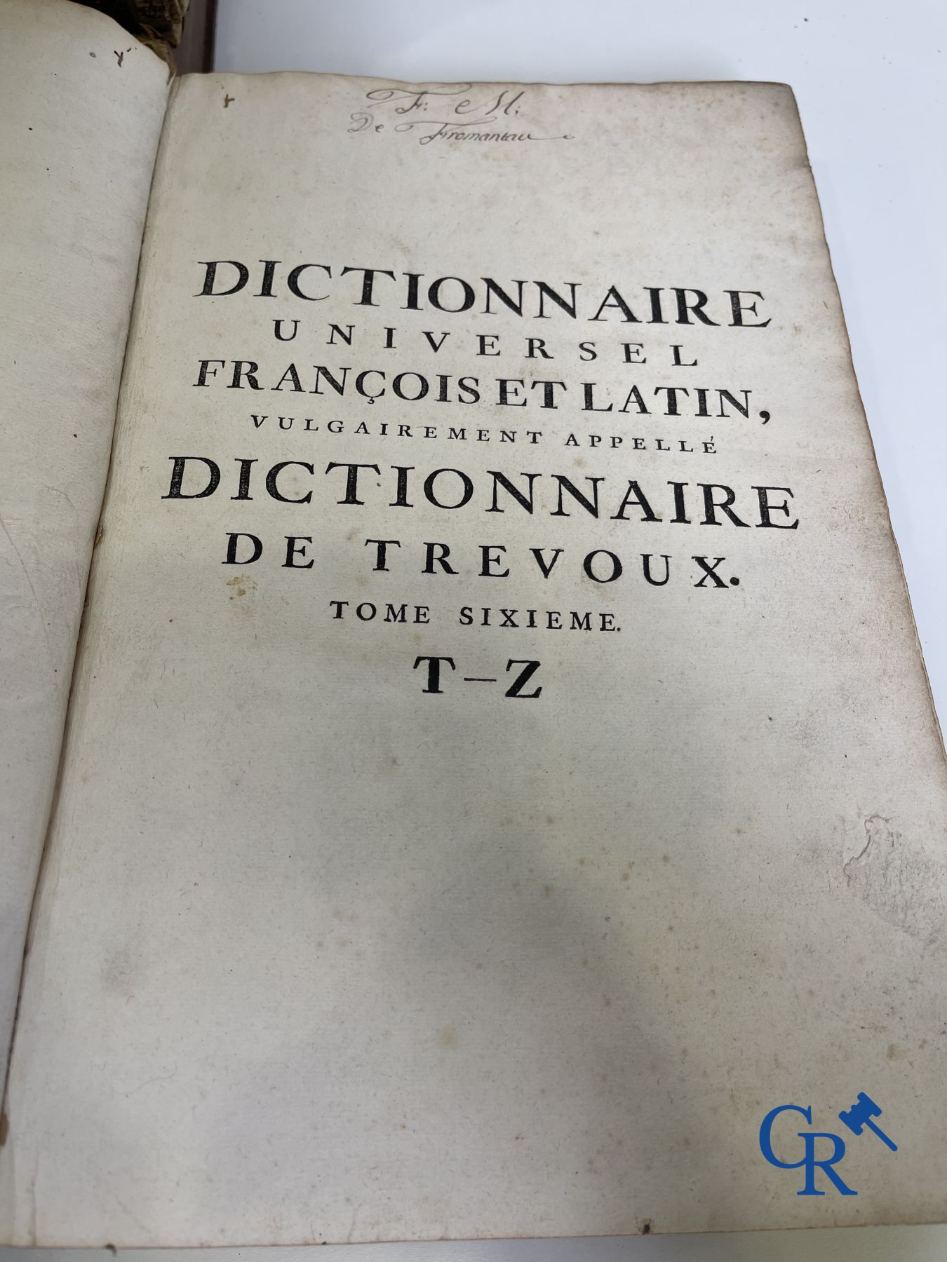 Early printed books: Dictionnaire de Trévoux, Pierre Antoine 1740. - Image 15 of 18