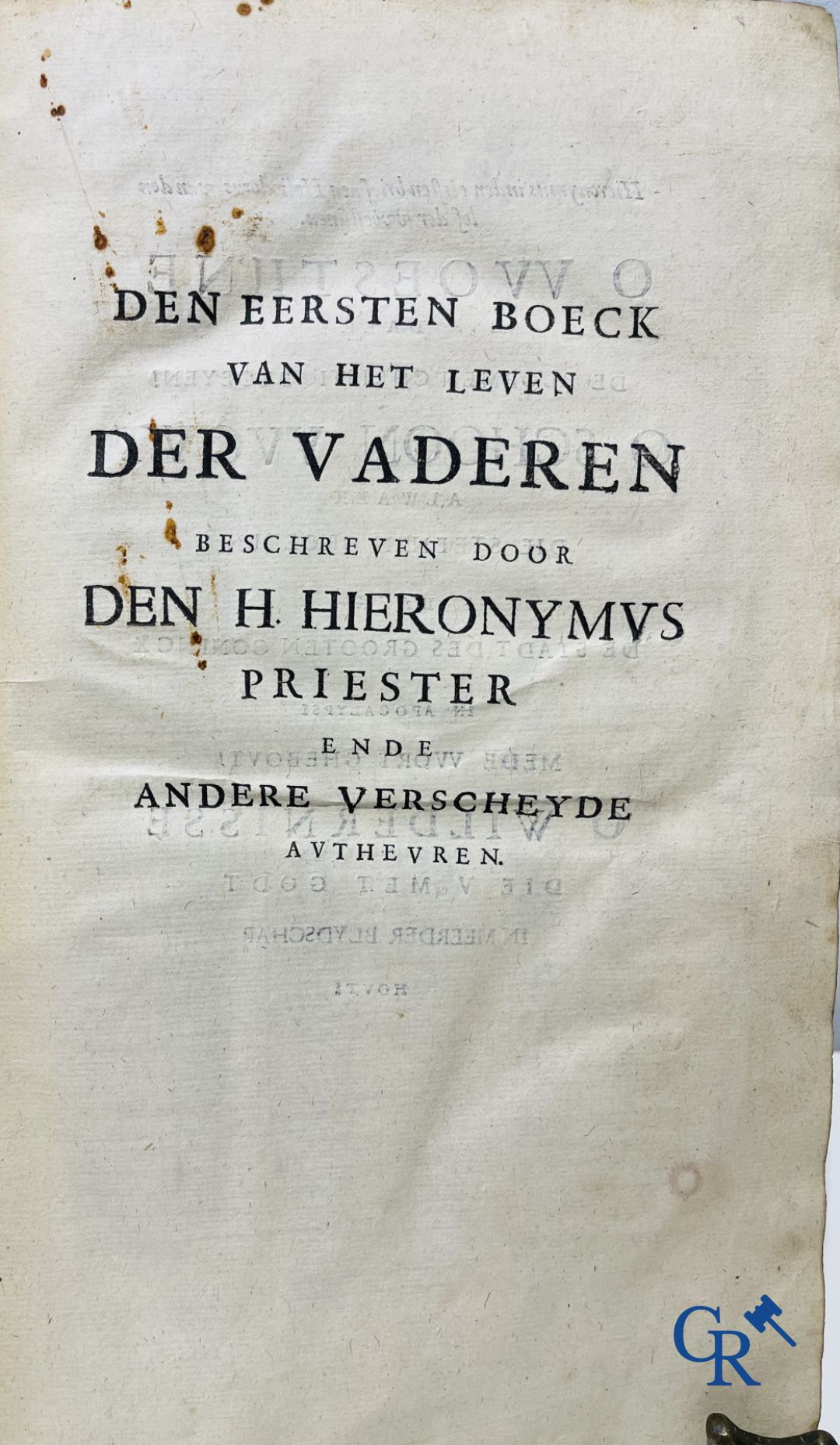 Early Printed Books: Rosweydus, Heribertus. Het Leven ende spreucken der Vaderen described by St. Je - Image 6 of 19