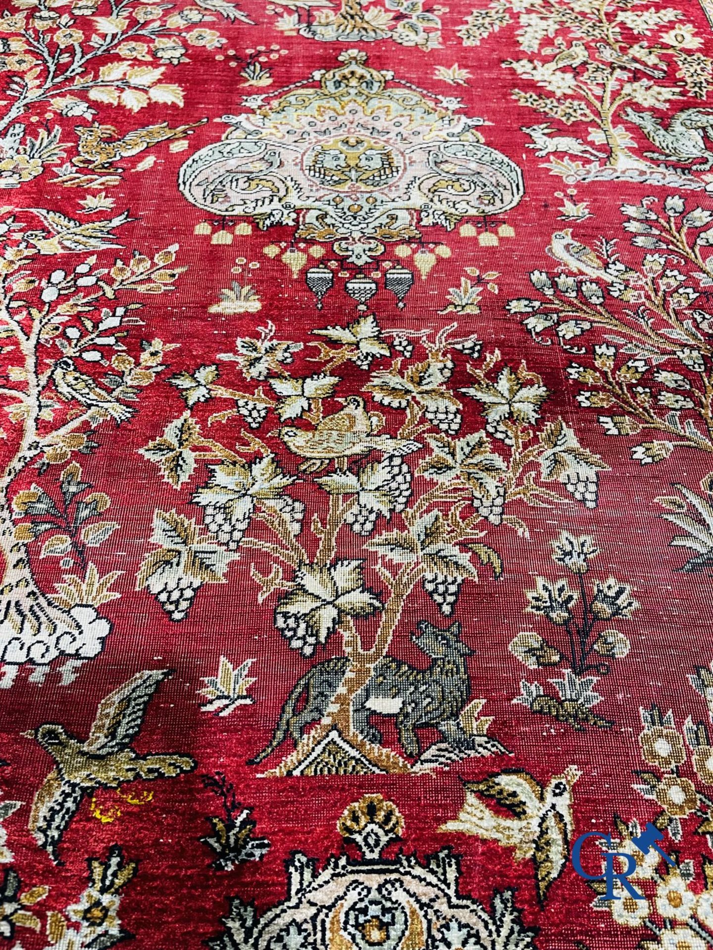 Oriental carpets: Ghoum. 2 Oriental carpets in silk. - Image 11 of 22